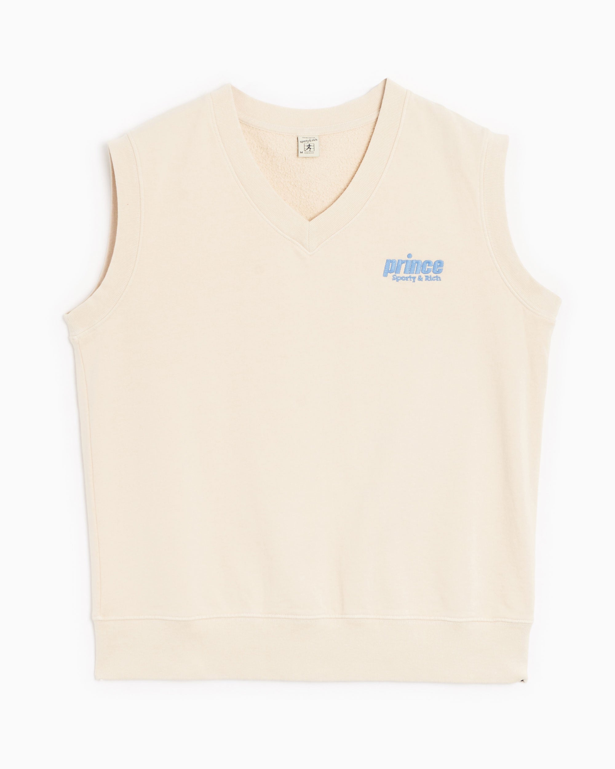 Sweaters X Prince Sporty & Rich x Prince Sporty Unisex V-Neck Vest Unisex Sweater - VN1061CR