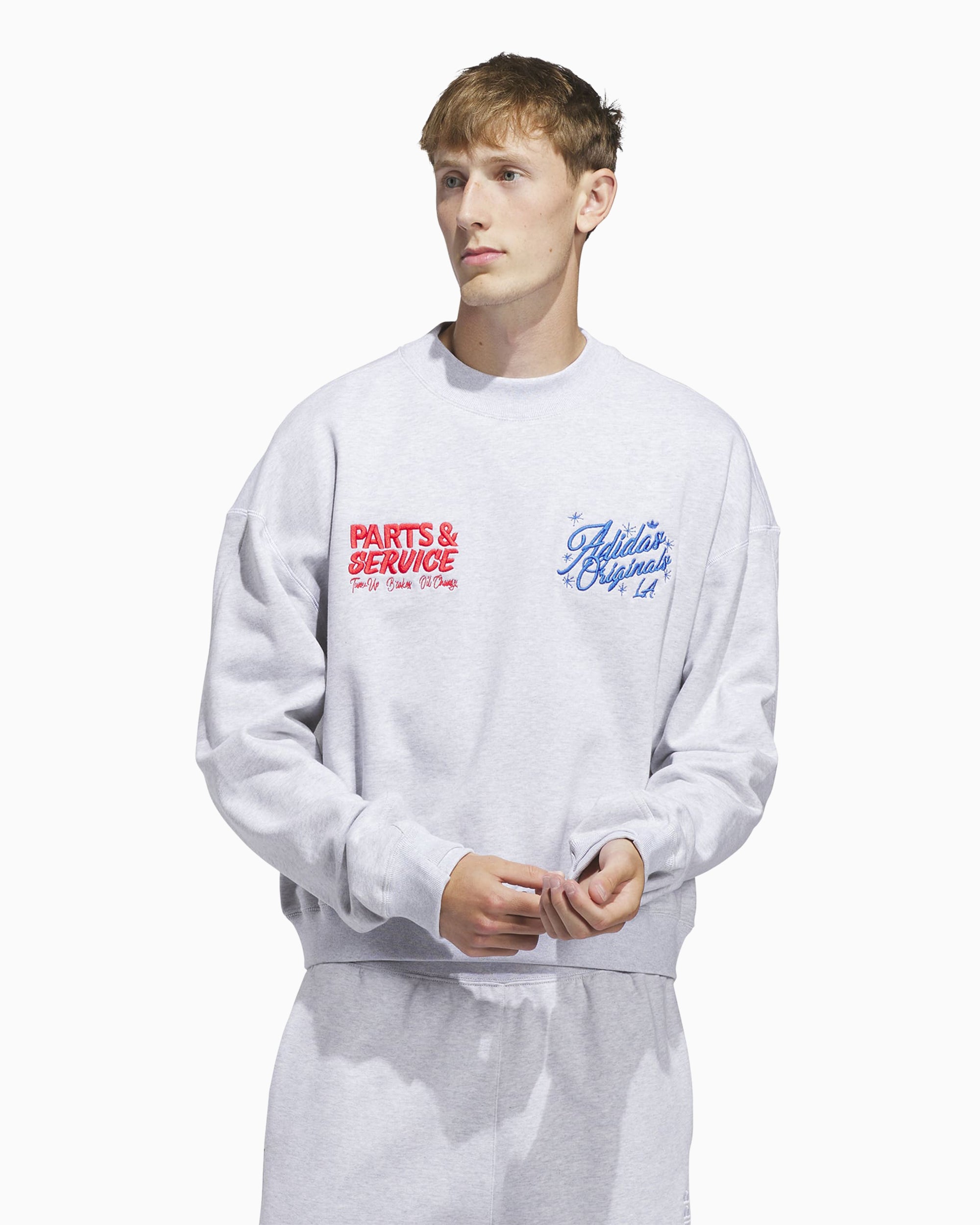 Sweatshirts adidas Originals Santa Monica Crop Unisex Sweatshirt - JX3805