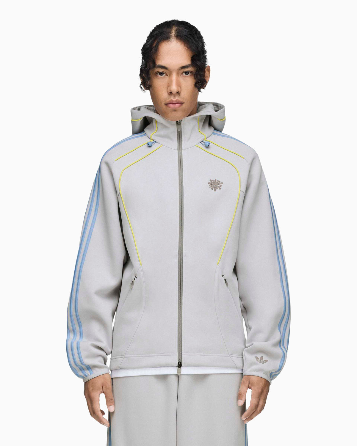 Sweatshirts adidas Originals x always do what you should do Spacer Teamgesist Men's Zip-Up Sweatshirt - KZ0985