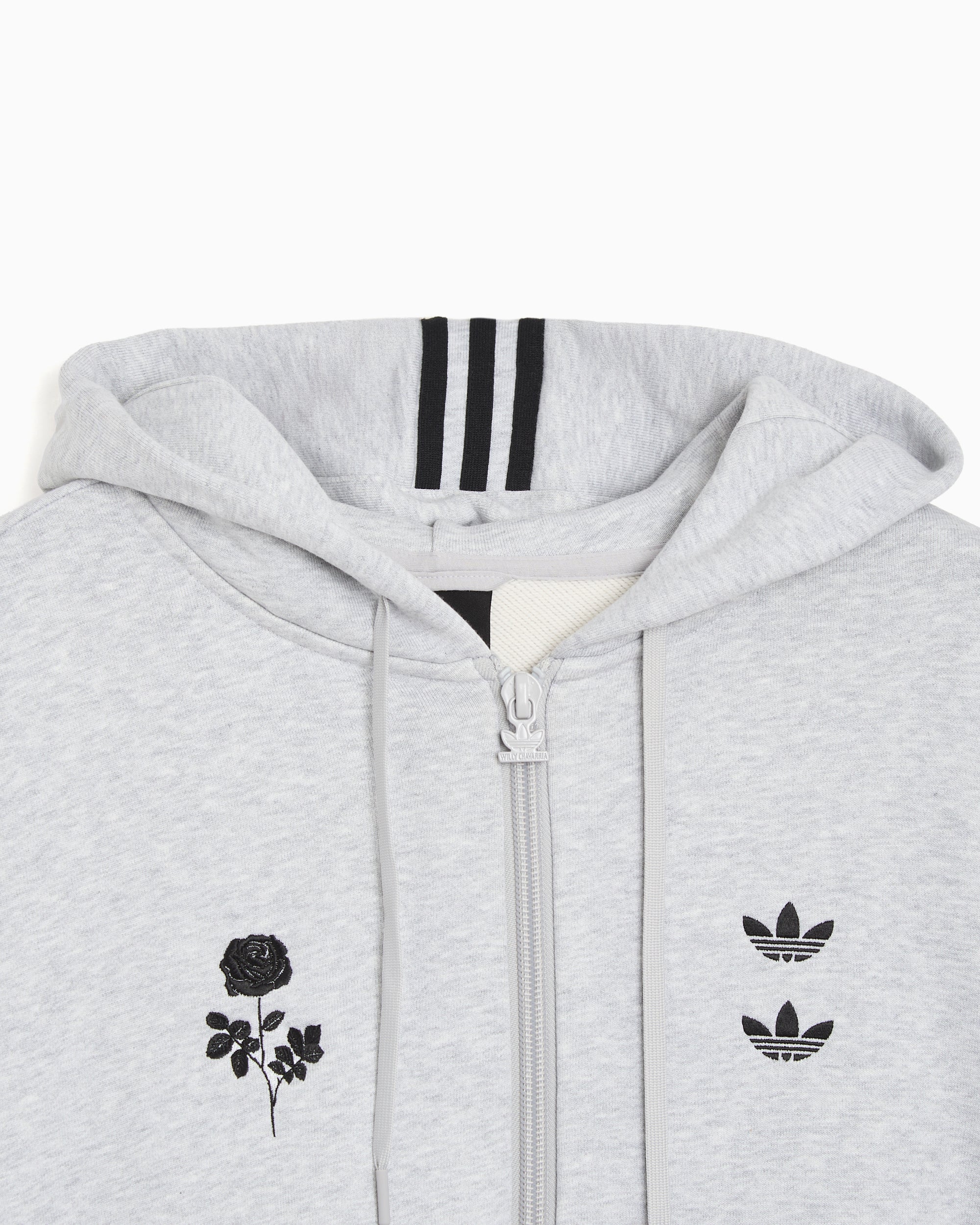 adidas Originals x Willy Chavarria Relaxed met logo Sweatshirt met rit