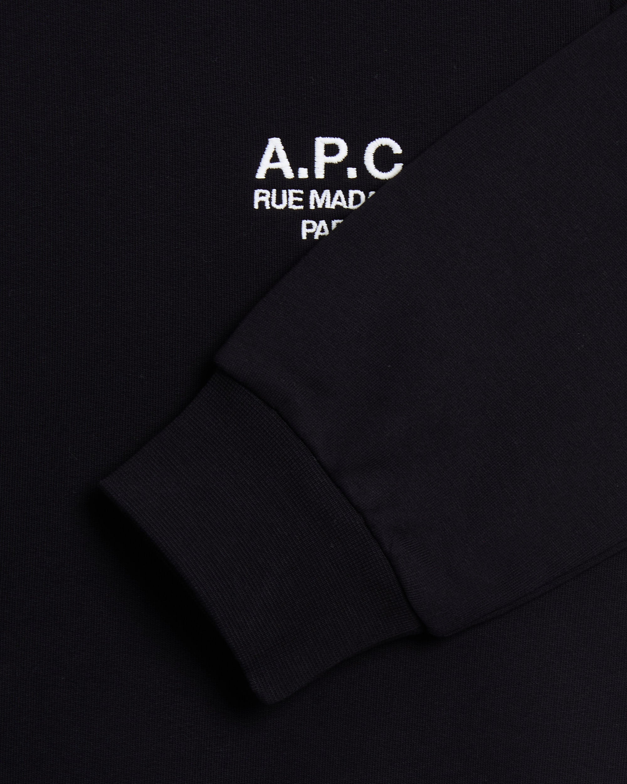 Sweatshirts A.P.C. Rue Madame Logo Men's Sweatshirt - COHBV-M27913-TZC