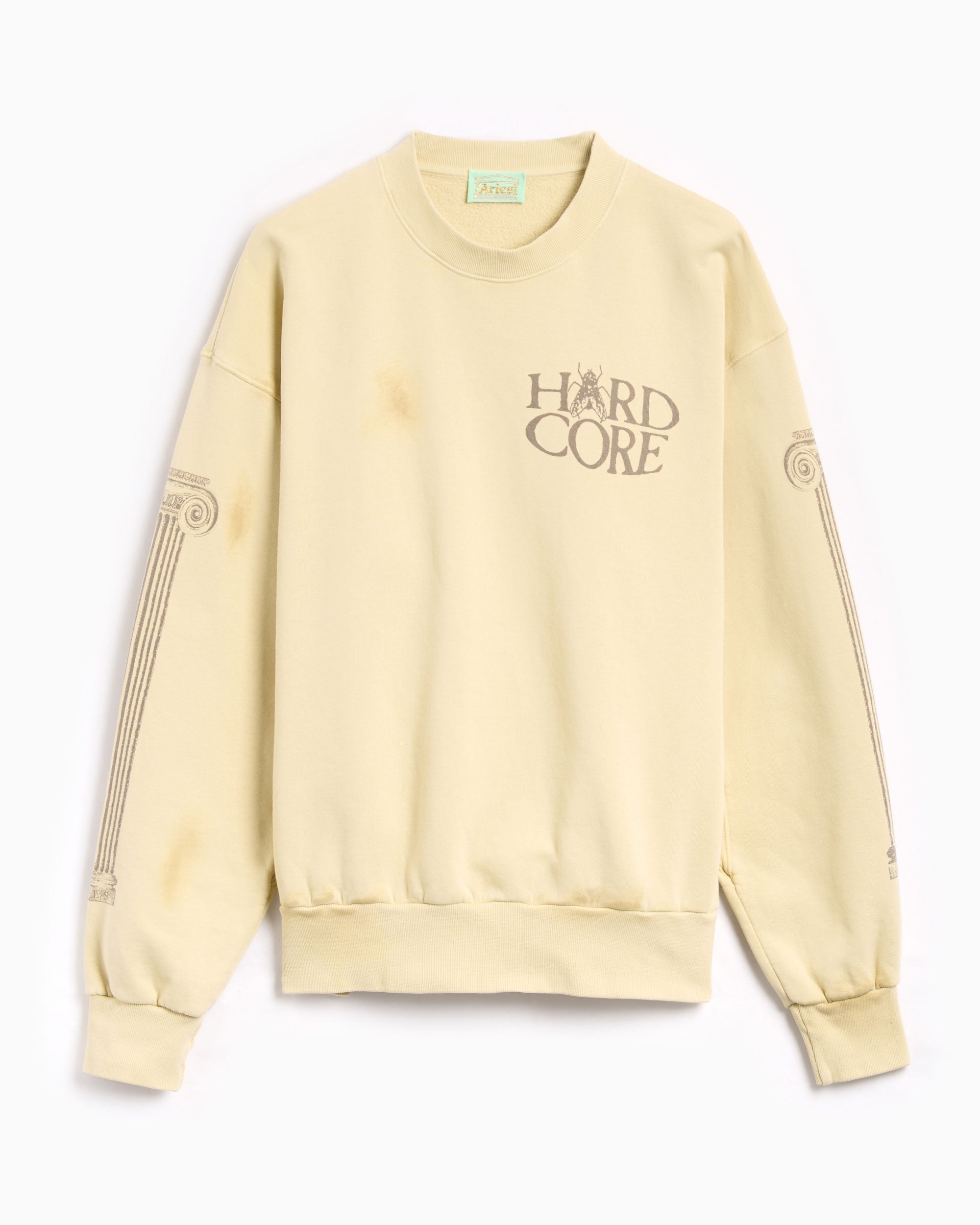 Sweatshirts Aries Aged Hardcore Men's Sweatshirt Men's Sweatshirt - SUAR20005X-BGE