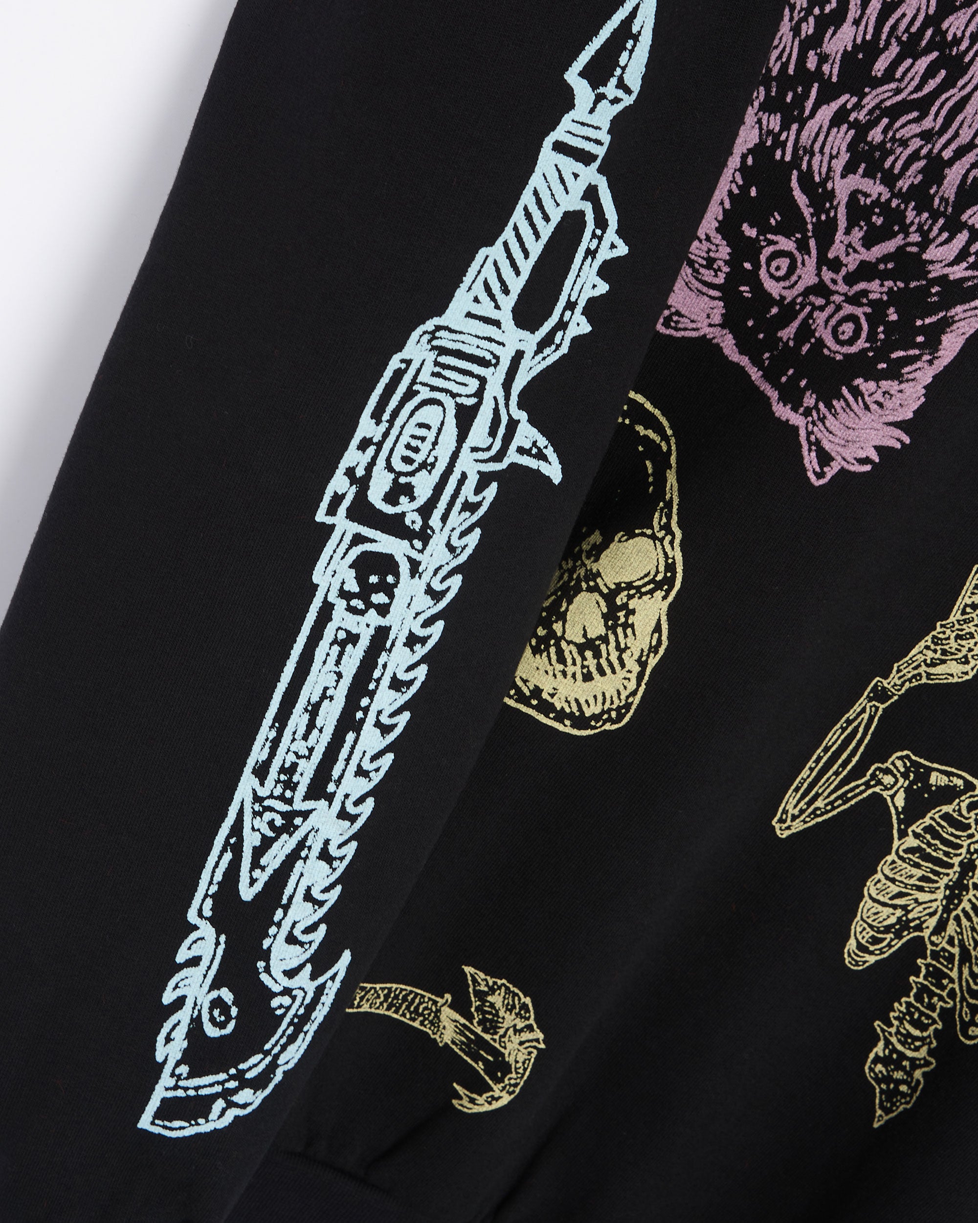 Sweatshirts Aries Cybin Unisex Sweatshirt Unisex Sweatshirt - FTAR20004-BLK