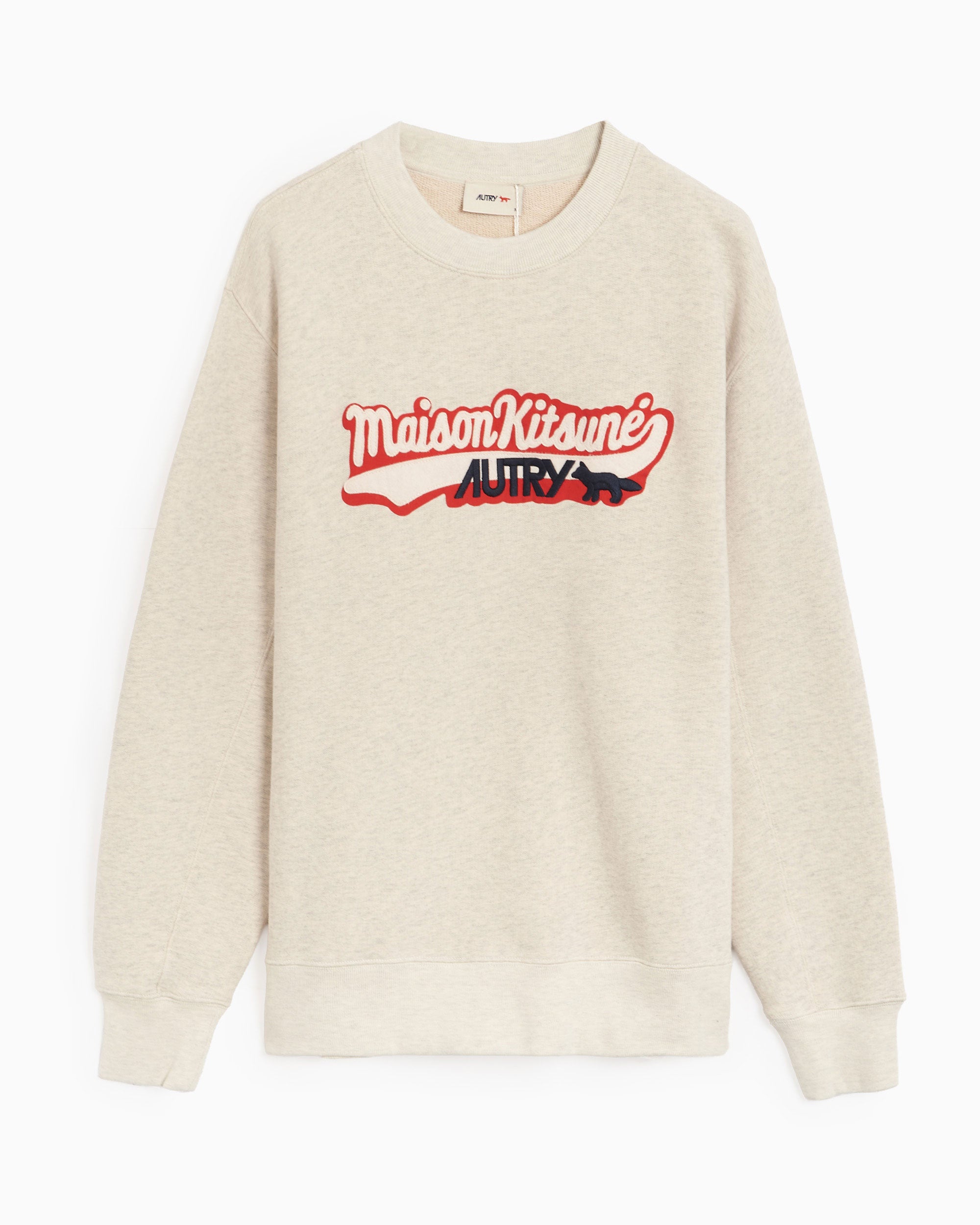 Sweatshirts Autry x Maison Kitsuné Varsity Logo Men's Sweatshirt - SWPXMK1M