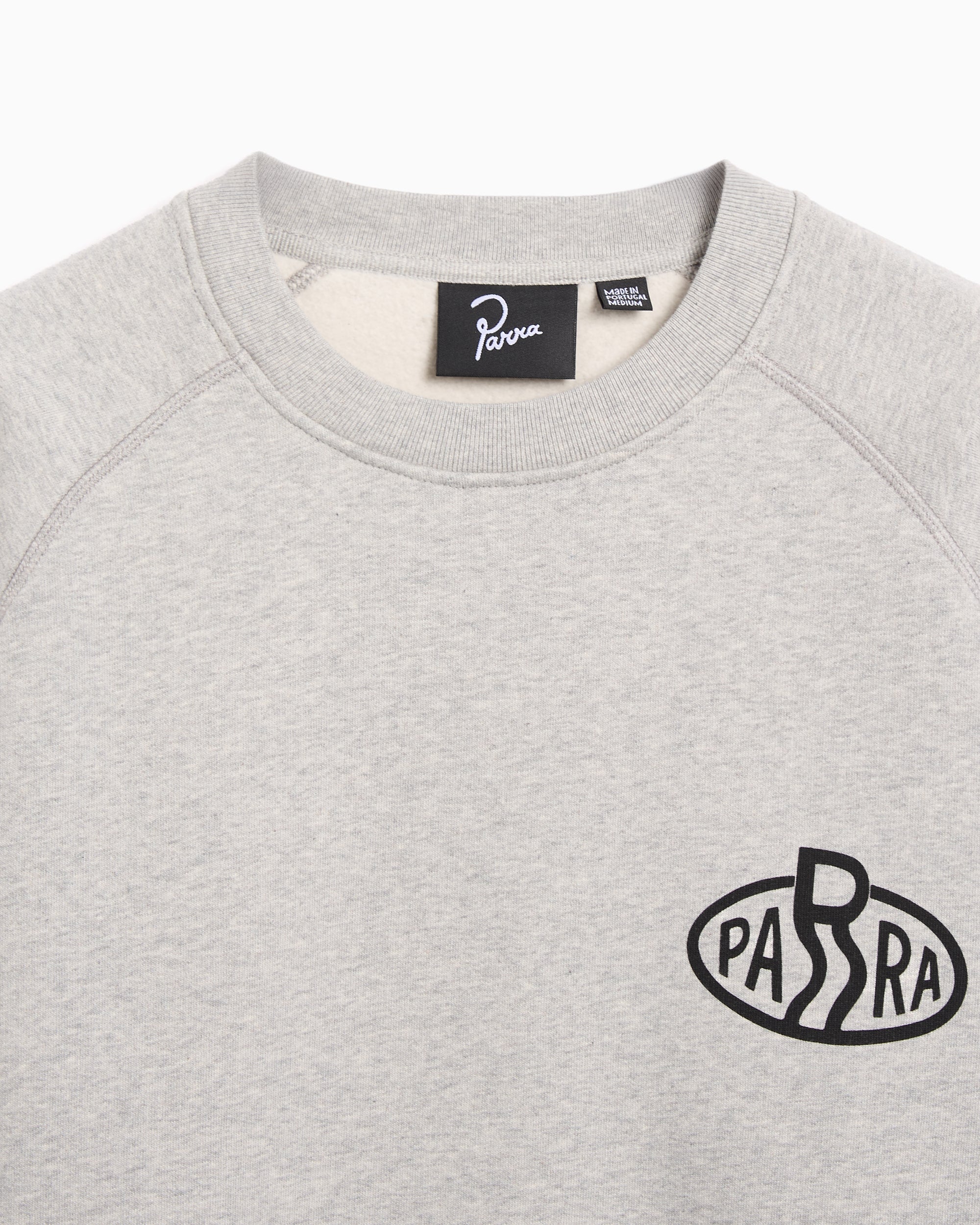 Sweatshirts by Parra Legs Logo Graphic Men's Sweatshirt - 54242-HEATHERGREY