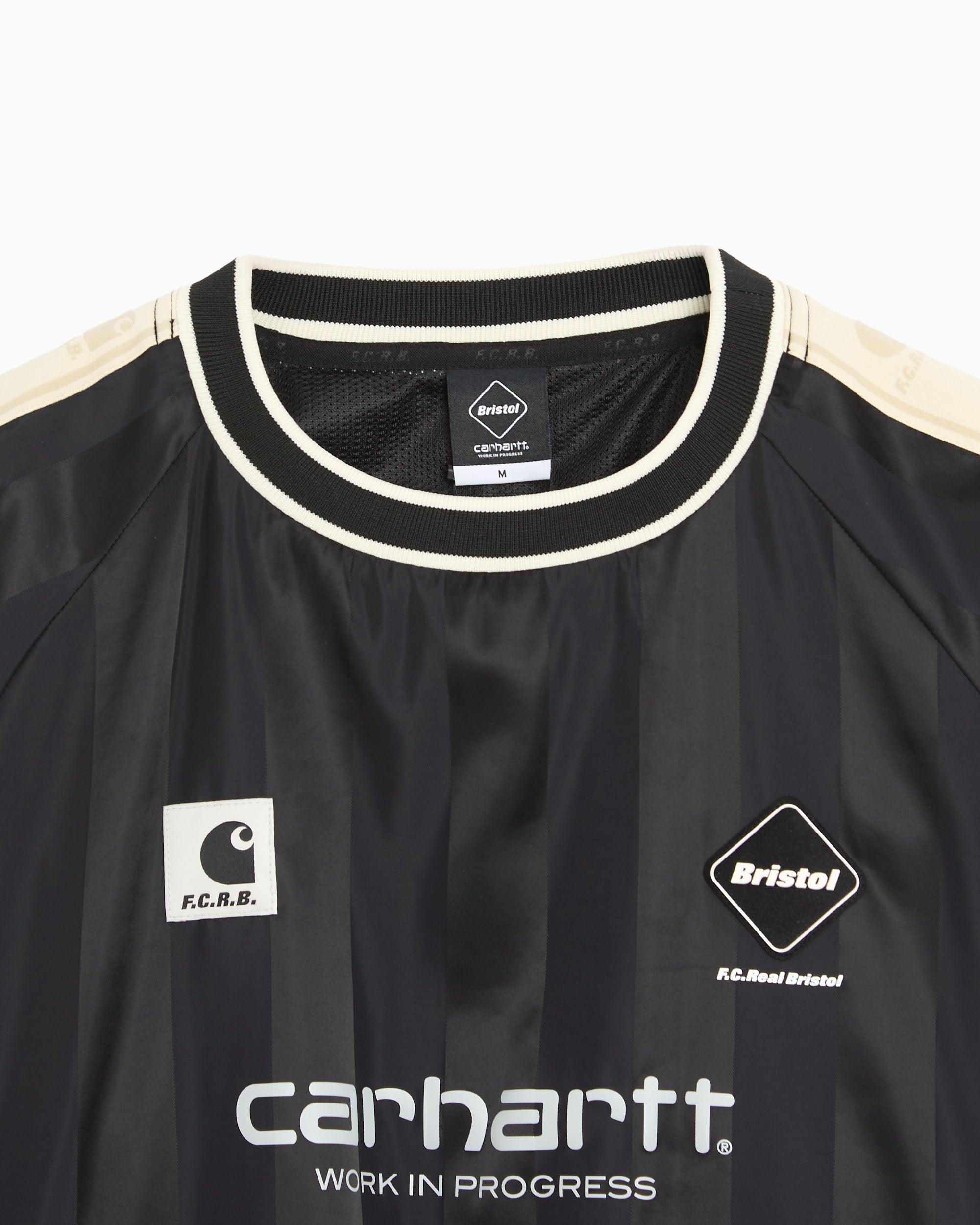 Sweatshirts Carhartt WIP x F.C. Real Bristol Warm Up Striped Unisex Sweatshirt - A261047-89XX