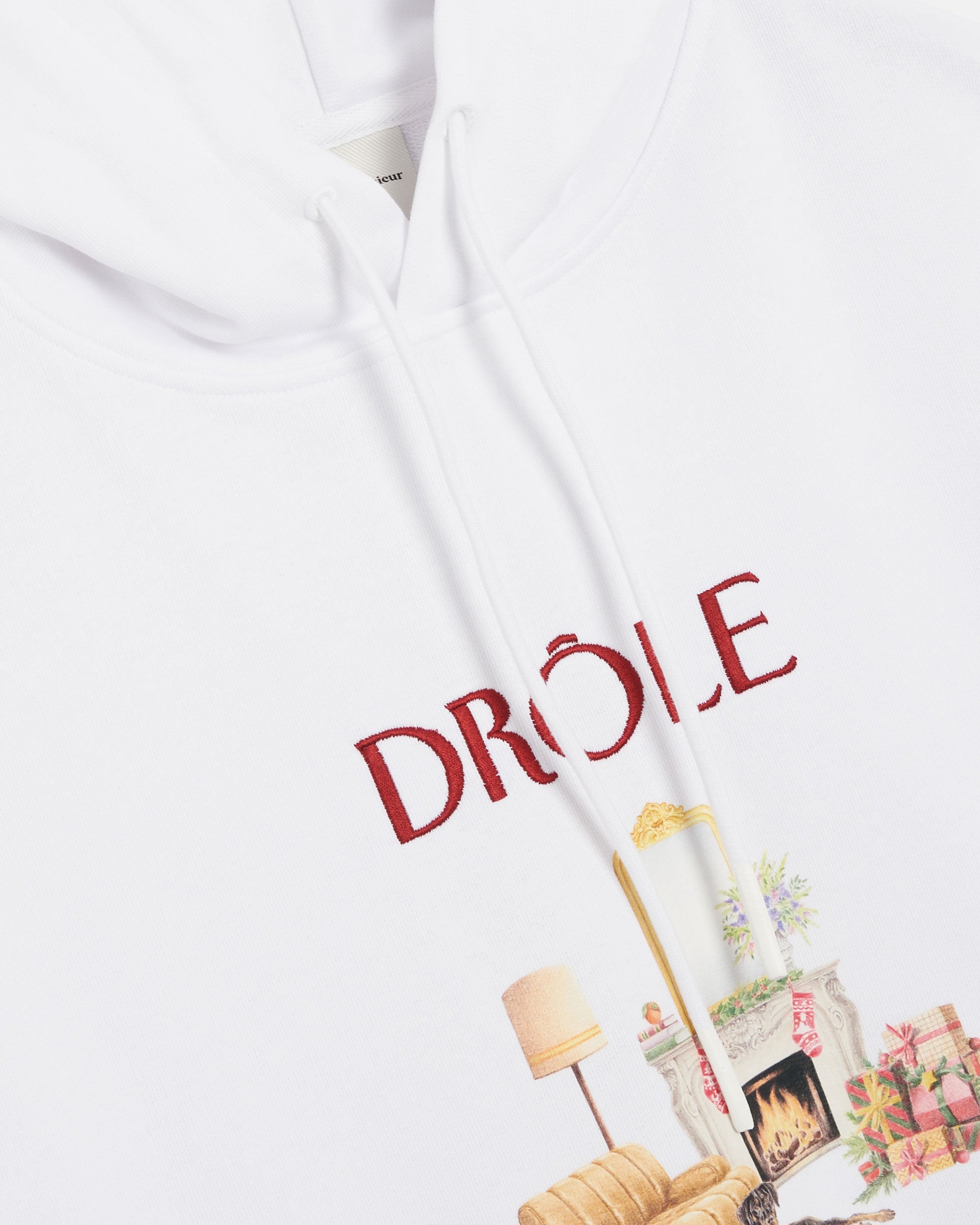Sweatshirts Drôle de Monsieur Holiday Season Men's Hoodie Men's Hoodie - HO122-CO001-WT