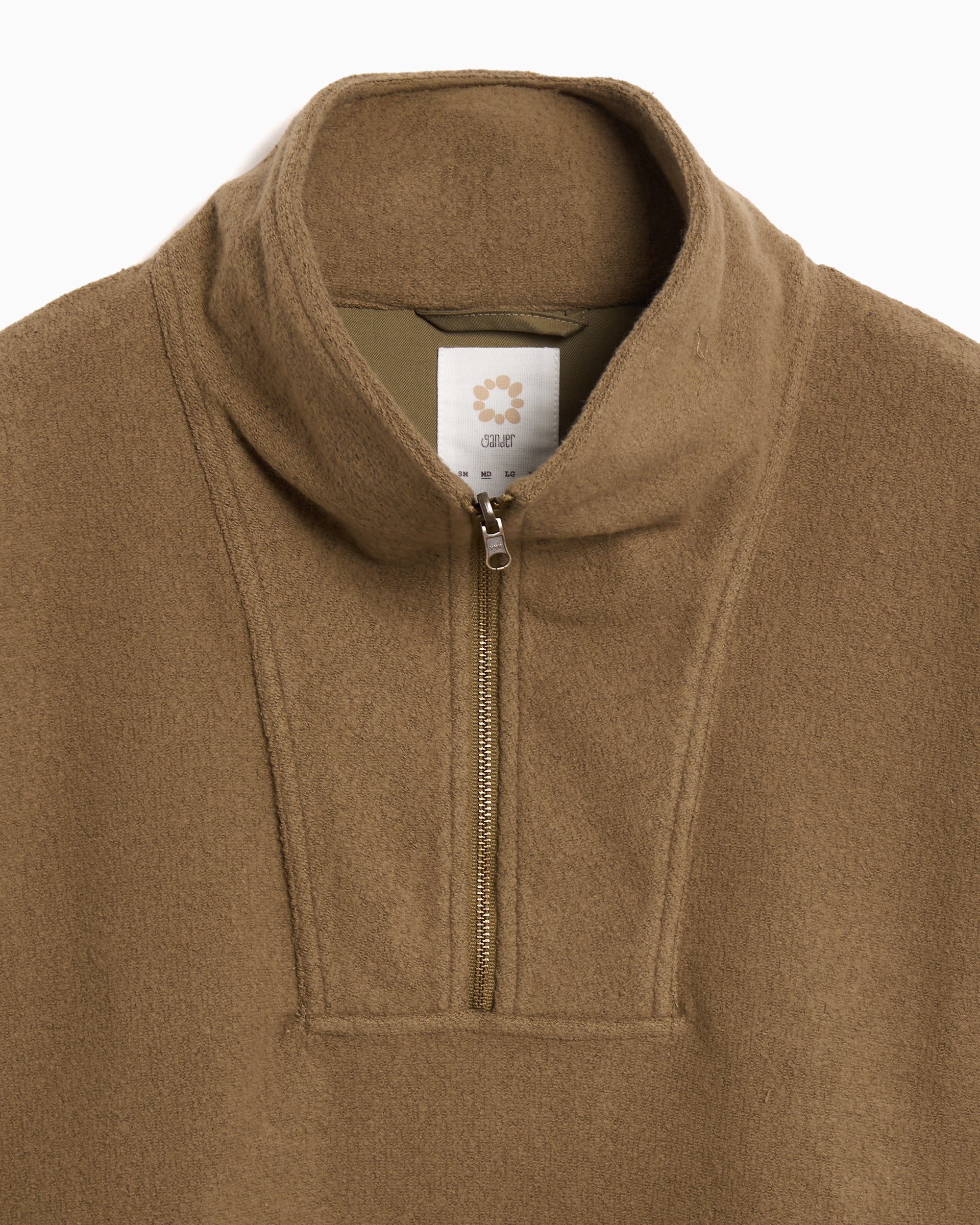 Sweatshirts gander Stevenson Smock Boxy Unisex Half Zip Sweatshirt - AW25015