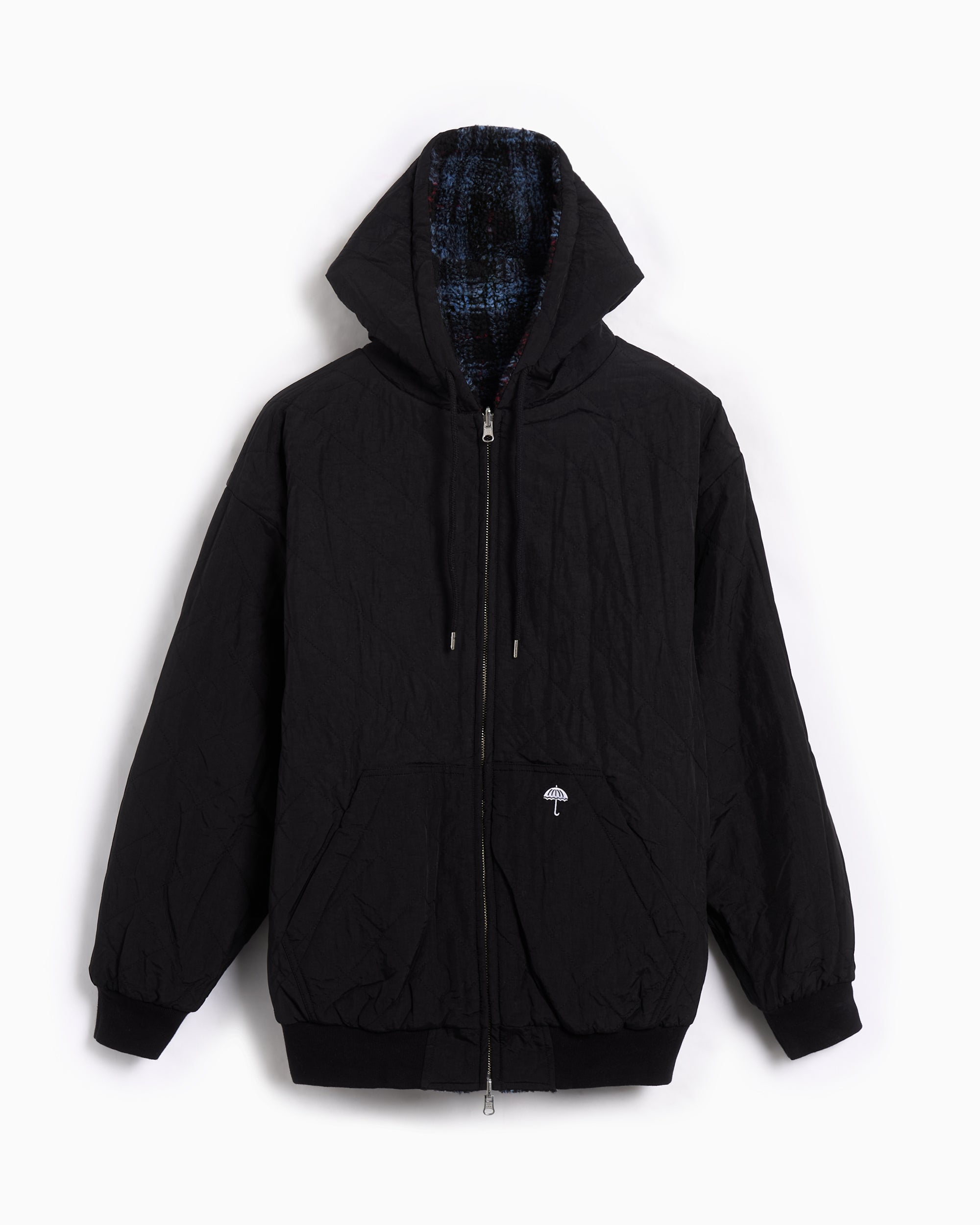 Sweatshirts Hélas. Ocaro Plaid Relaxed Men's Zip-Up Sweatshirt - A05S3D1JKTFZP02