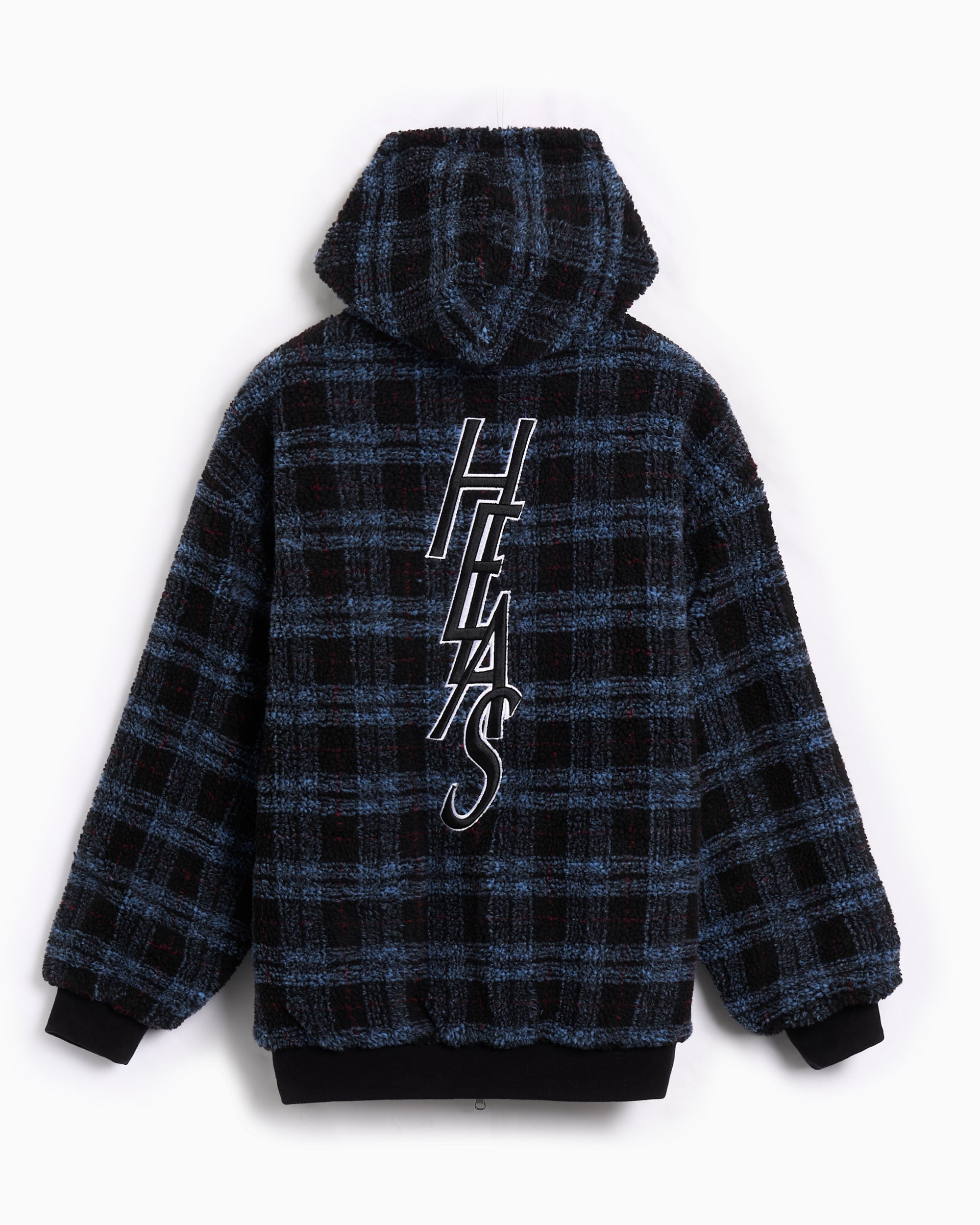 Sweatshirts Hélas. Ocaro Plaid Relaxed Men's Zip-Up Sweatshirt - A05S3D1JKTFZP02
