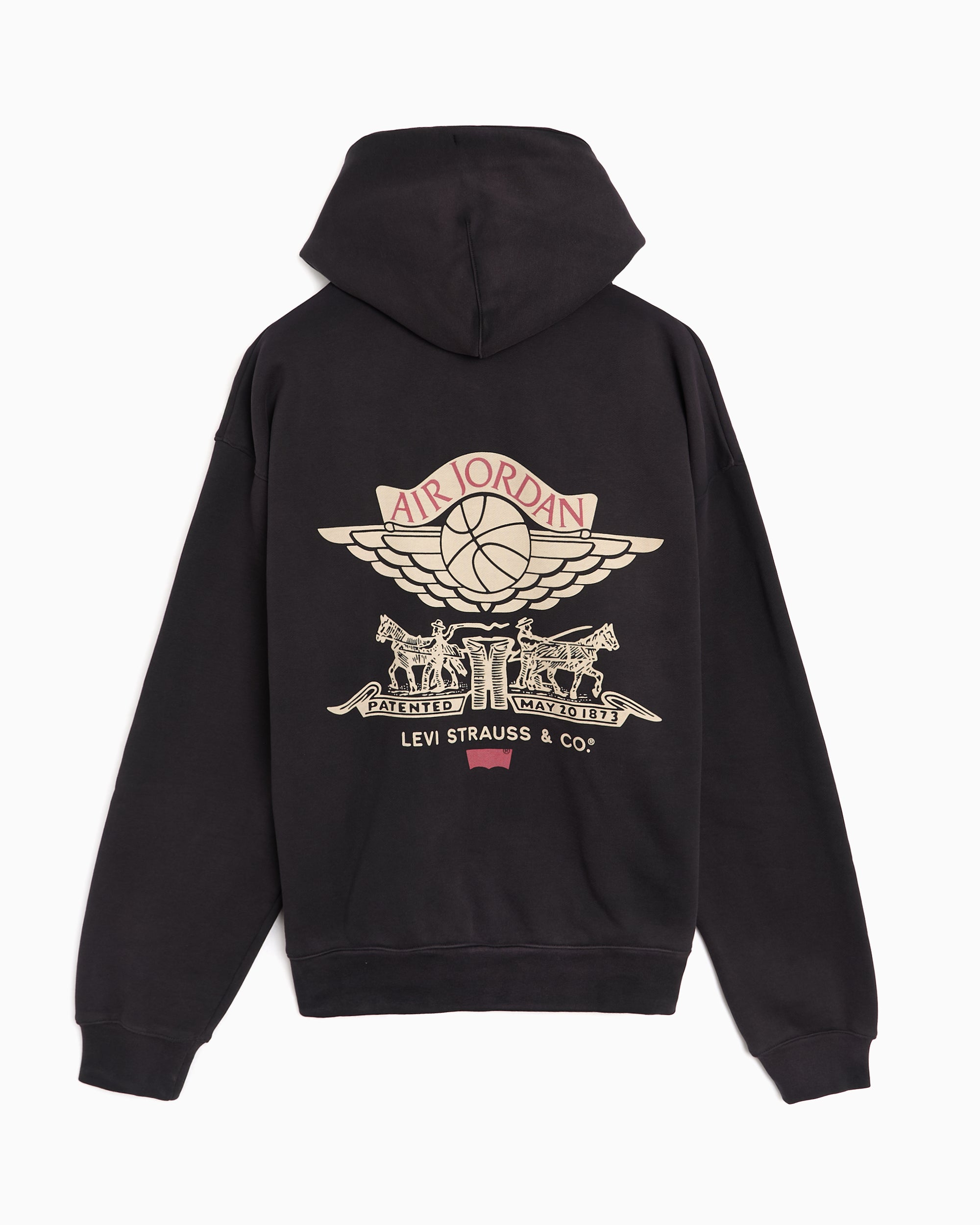 Sweatshirts Jordan x Levi's Logo With Hood Relaxed Men's Zip-Up Sweatshirt - IM6734-010