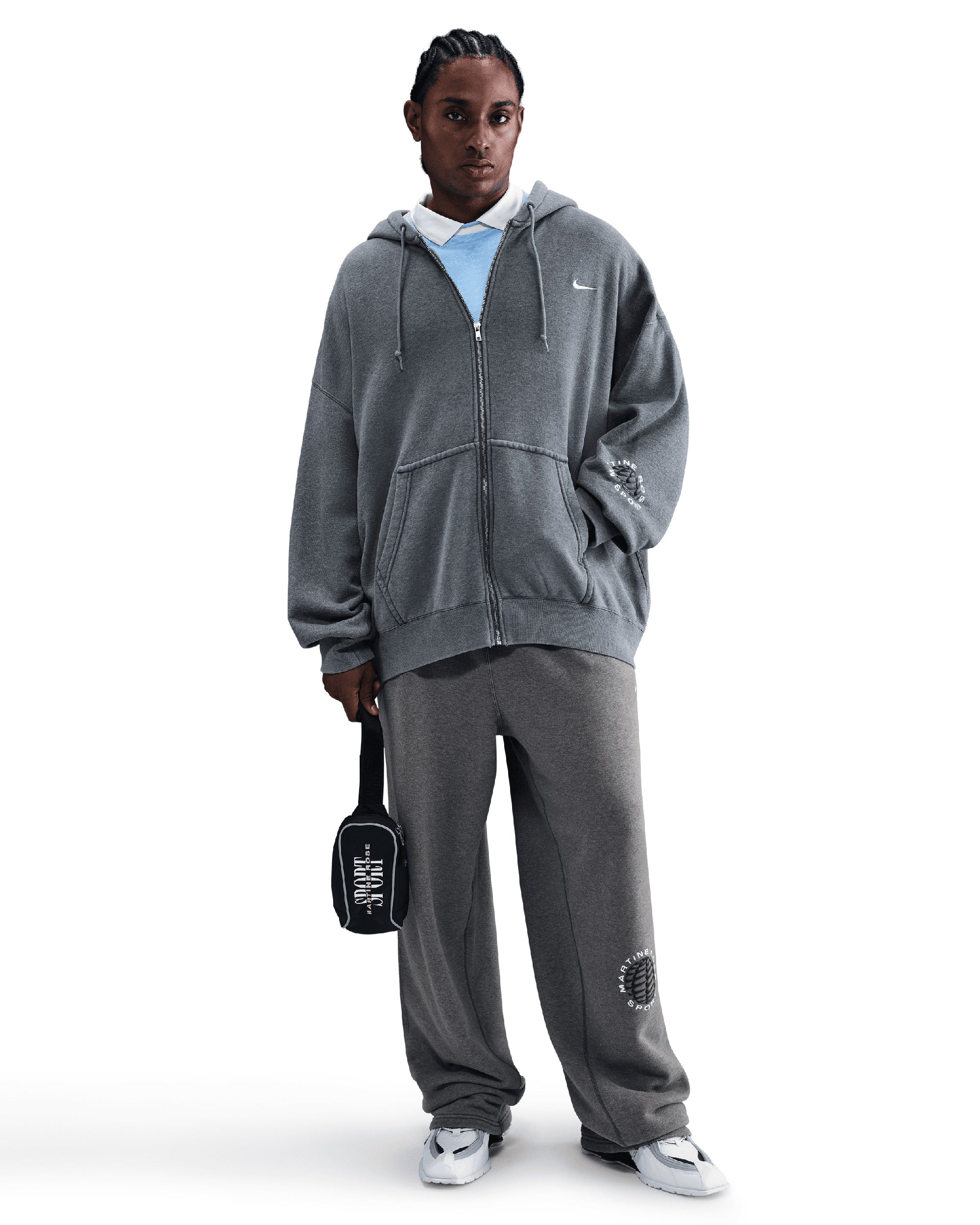 Sweatshirts Nike x Martine Rose NRG Oversize Men's Zip-Up Sweatshirt - HM9029-002