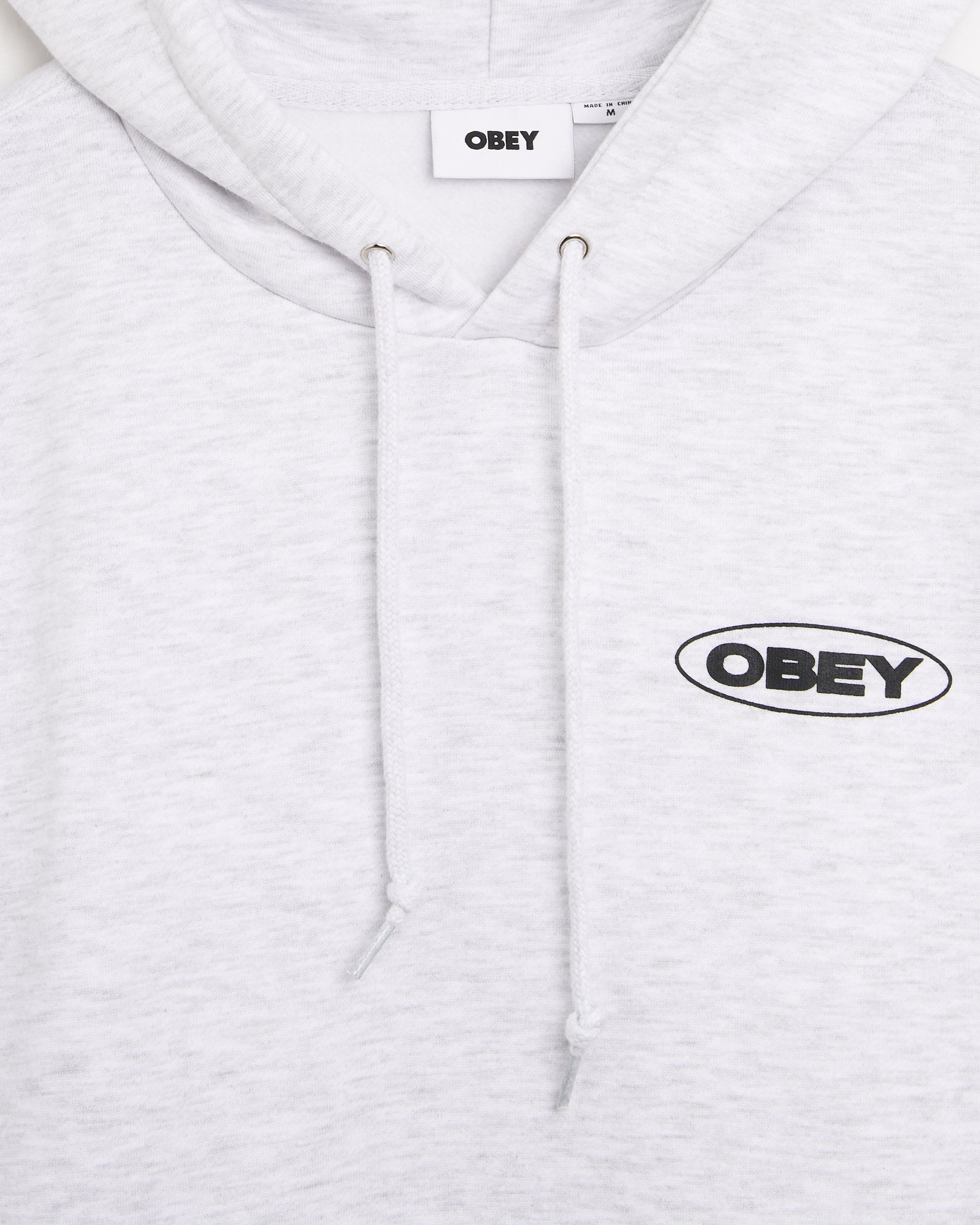 Sweatshirts OBEY Clothing Oval Cities Graphic Relaxed Men's Hoodie - 112470273-AGRY