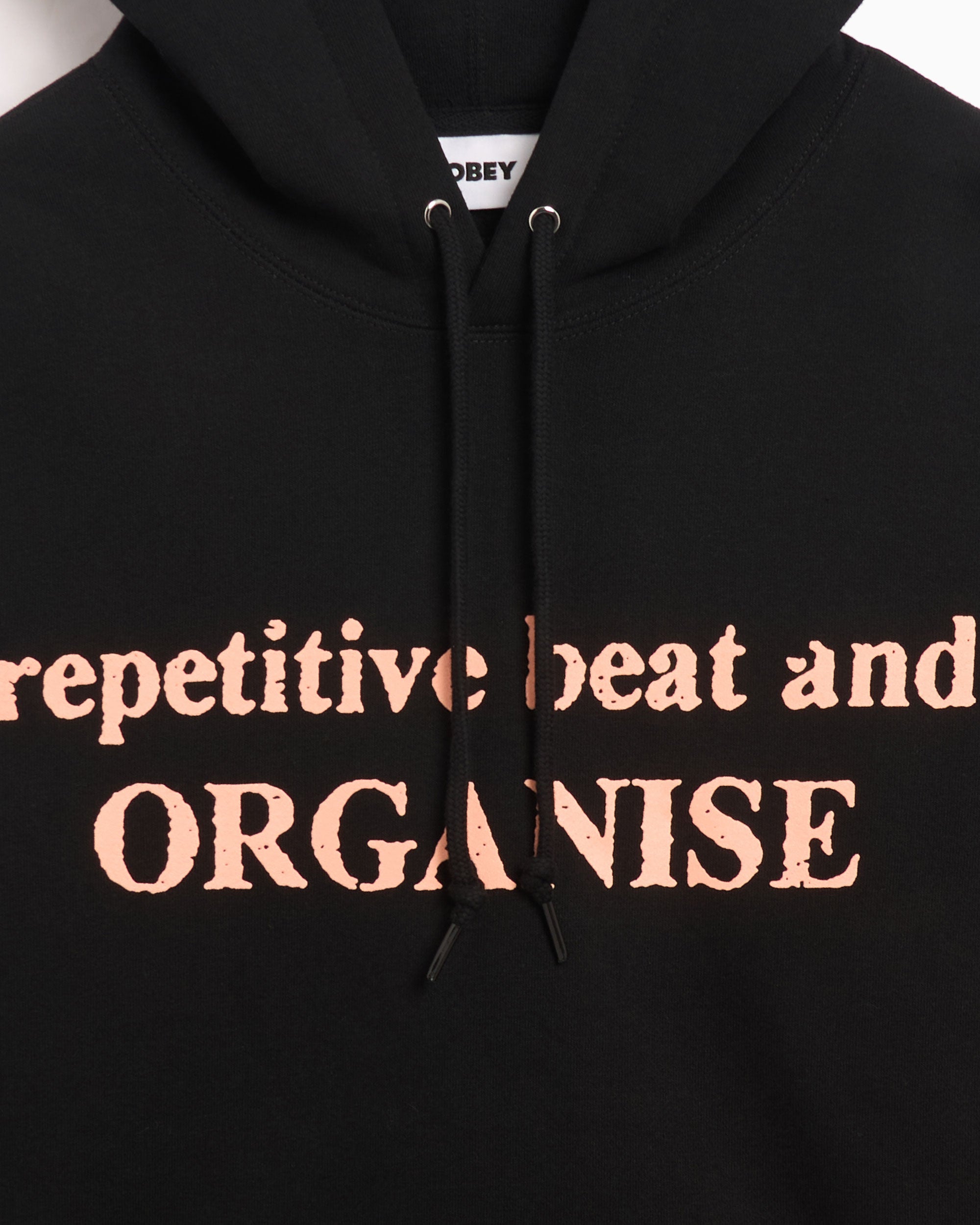 Sweatshirts OBEY Clothing x Klasse Wrecks Party & Survive Men's Hoodie Men's Hoodie - 112844276M-BLK