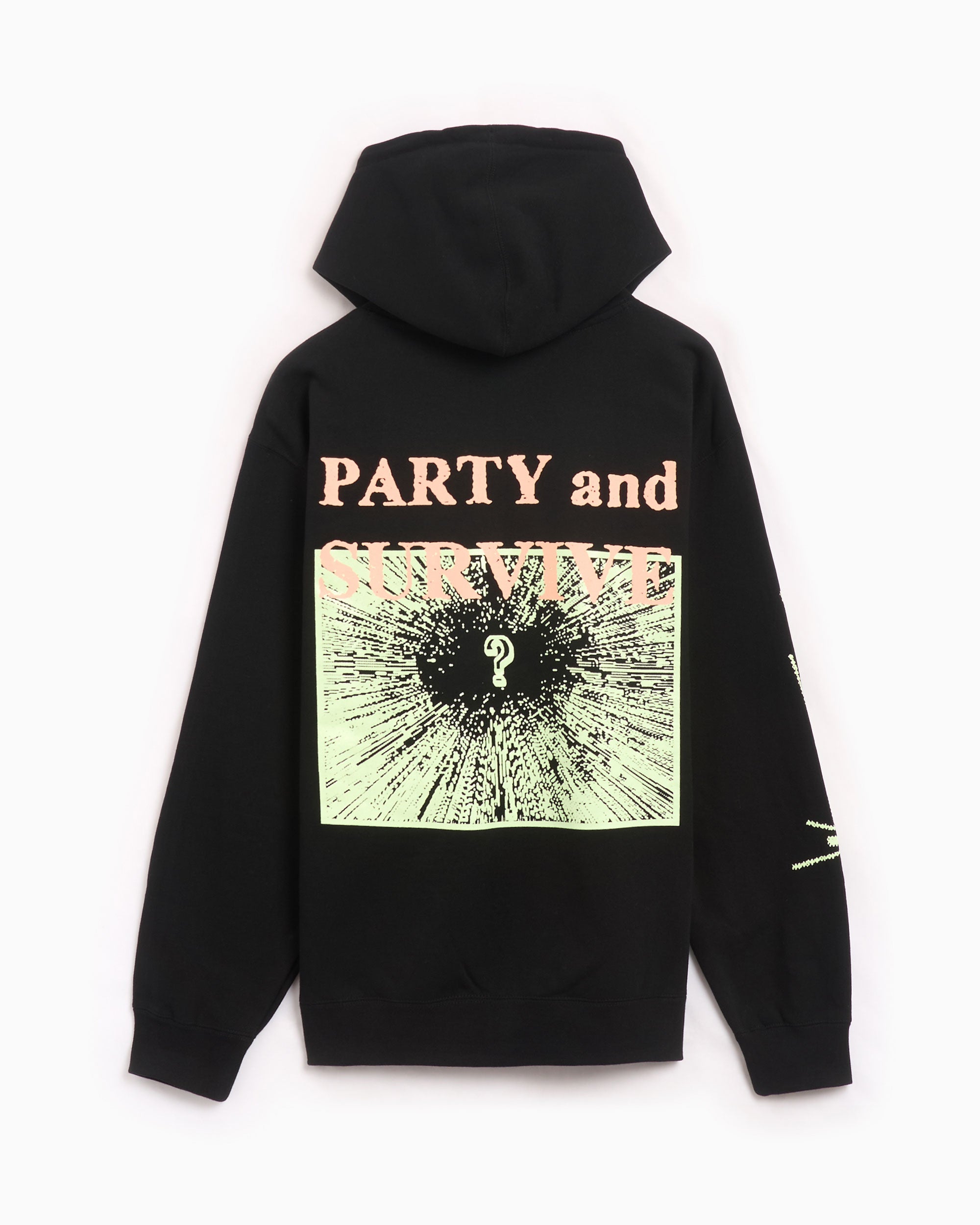 Sweatshirts OBEY Clothing x Klasse Wrecks Party & Survive Men's Hoodie Men's Hoodie - 112844276M-BLK