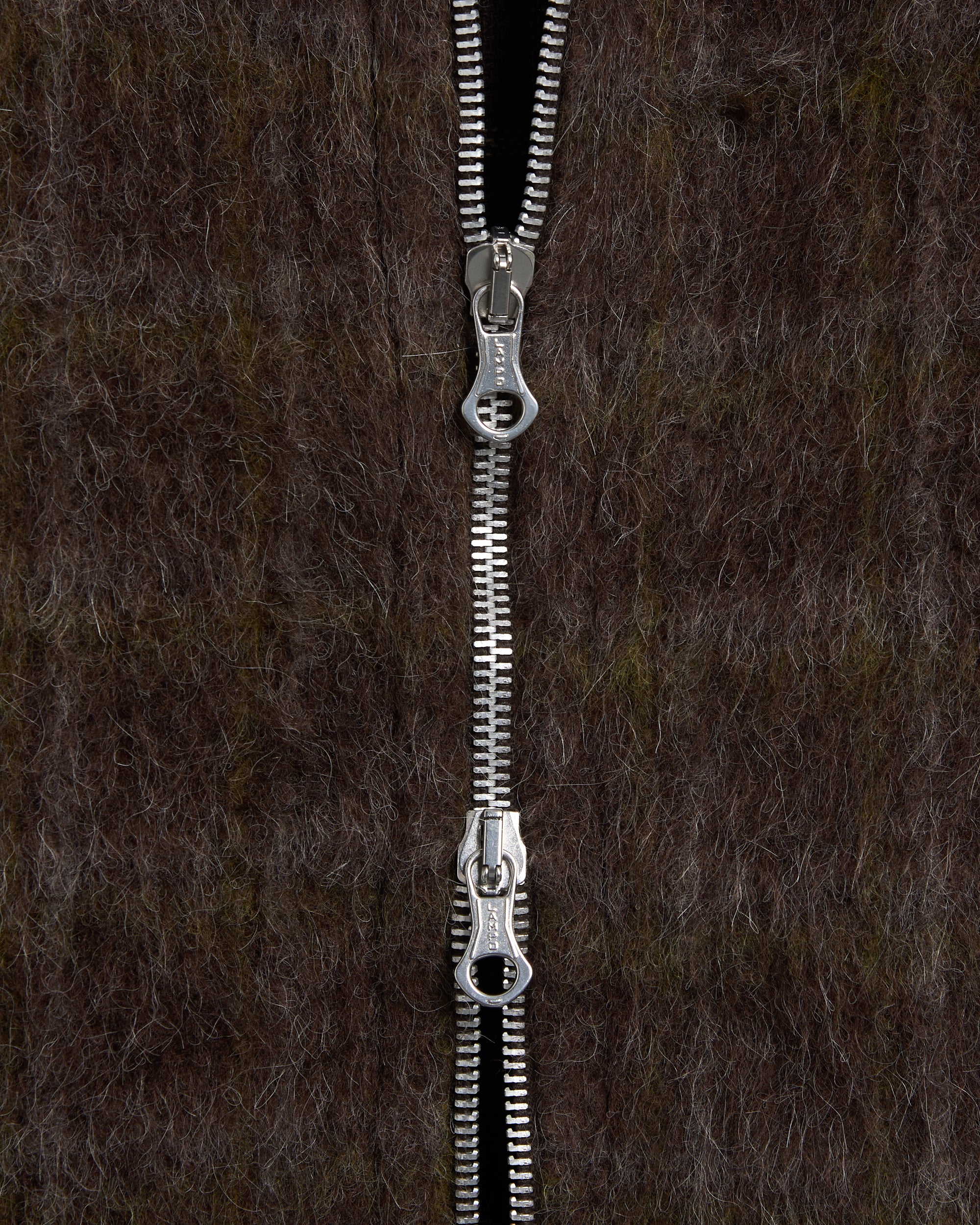 Sweatshirts Our Legacy Plaid Relaxed Men's Zip-Up Sweatshirt - M4256FD