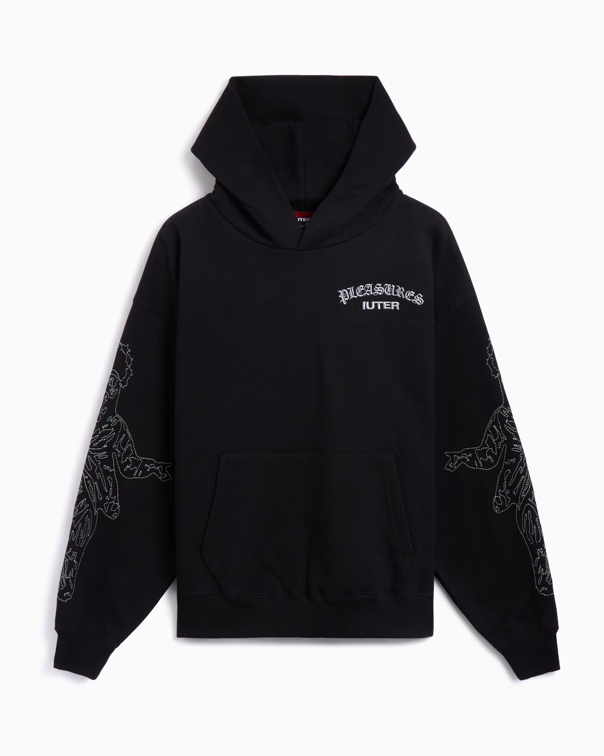 Sweatshirts Pleasures Andrea Men's Hoodie Men's Hoodie - P24IU005-BLACK