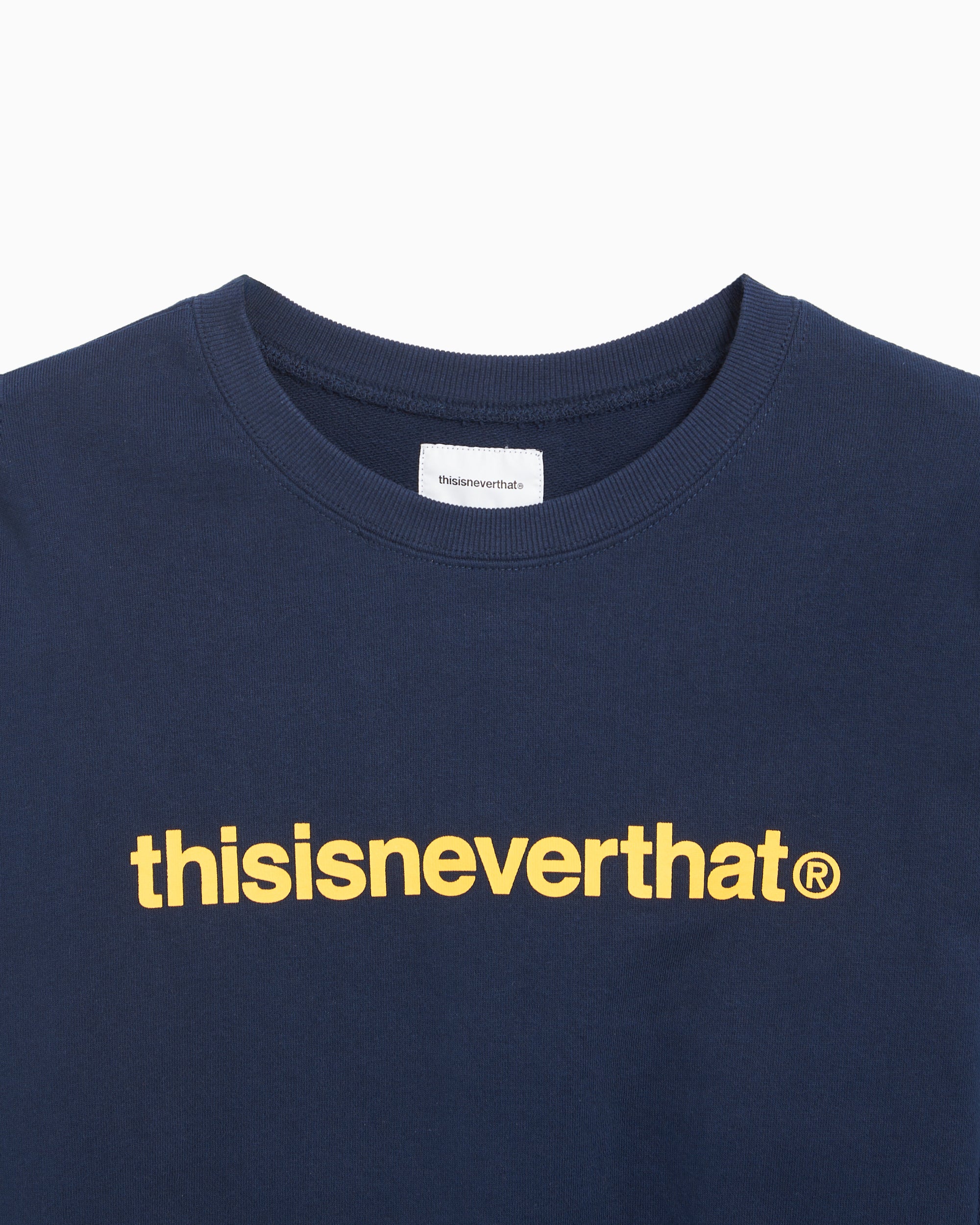 Sweatshirts thisisneverthat® thisisneverthat® T-Logo LT Men's Sweatshirt Men's Sweatshirt - TN250TSWCW03-NAV