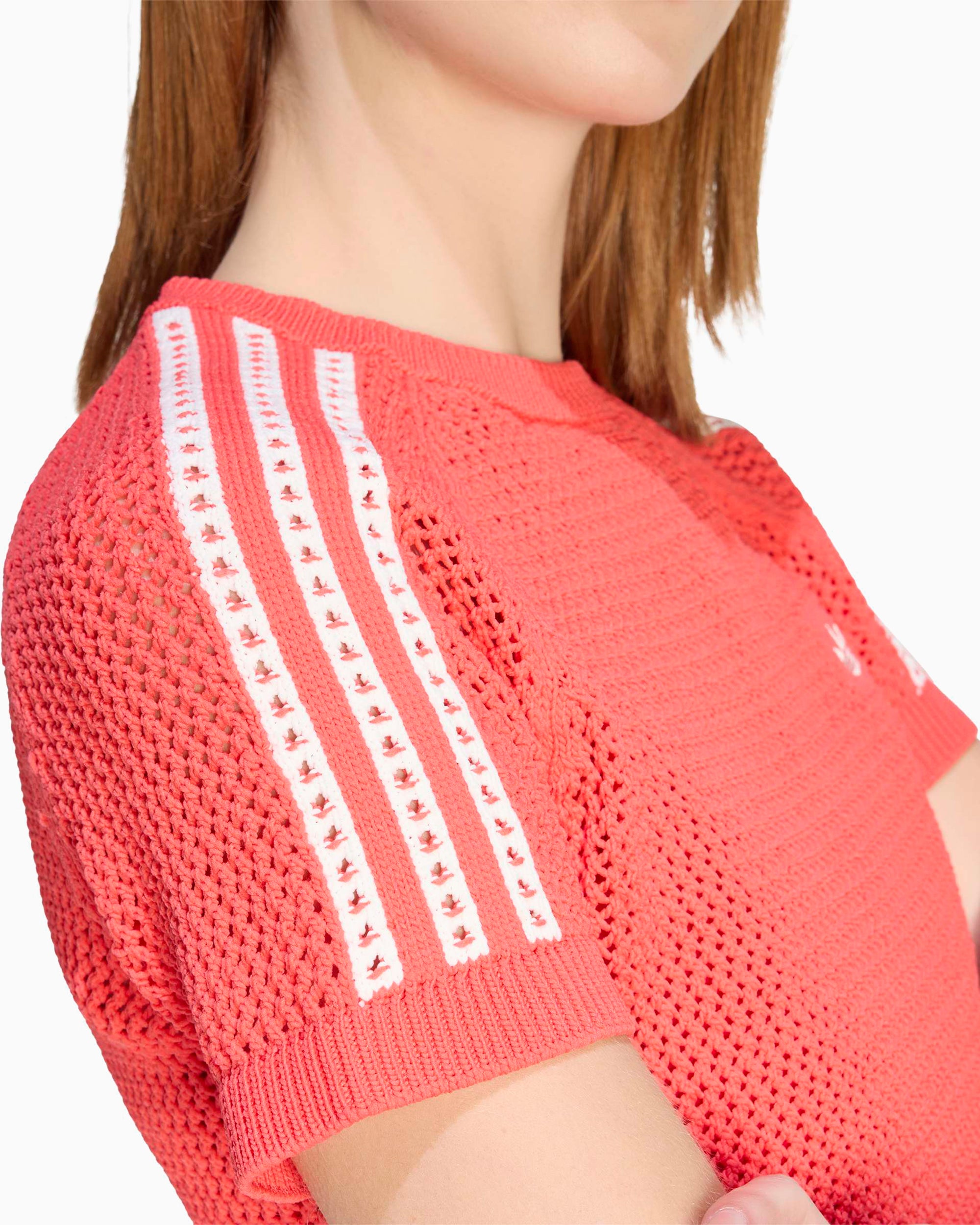 T-Shirts adidas Originals Cali Crochet Crop Women's T-Shirt - KC6482