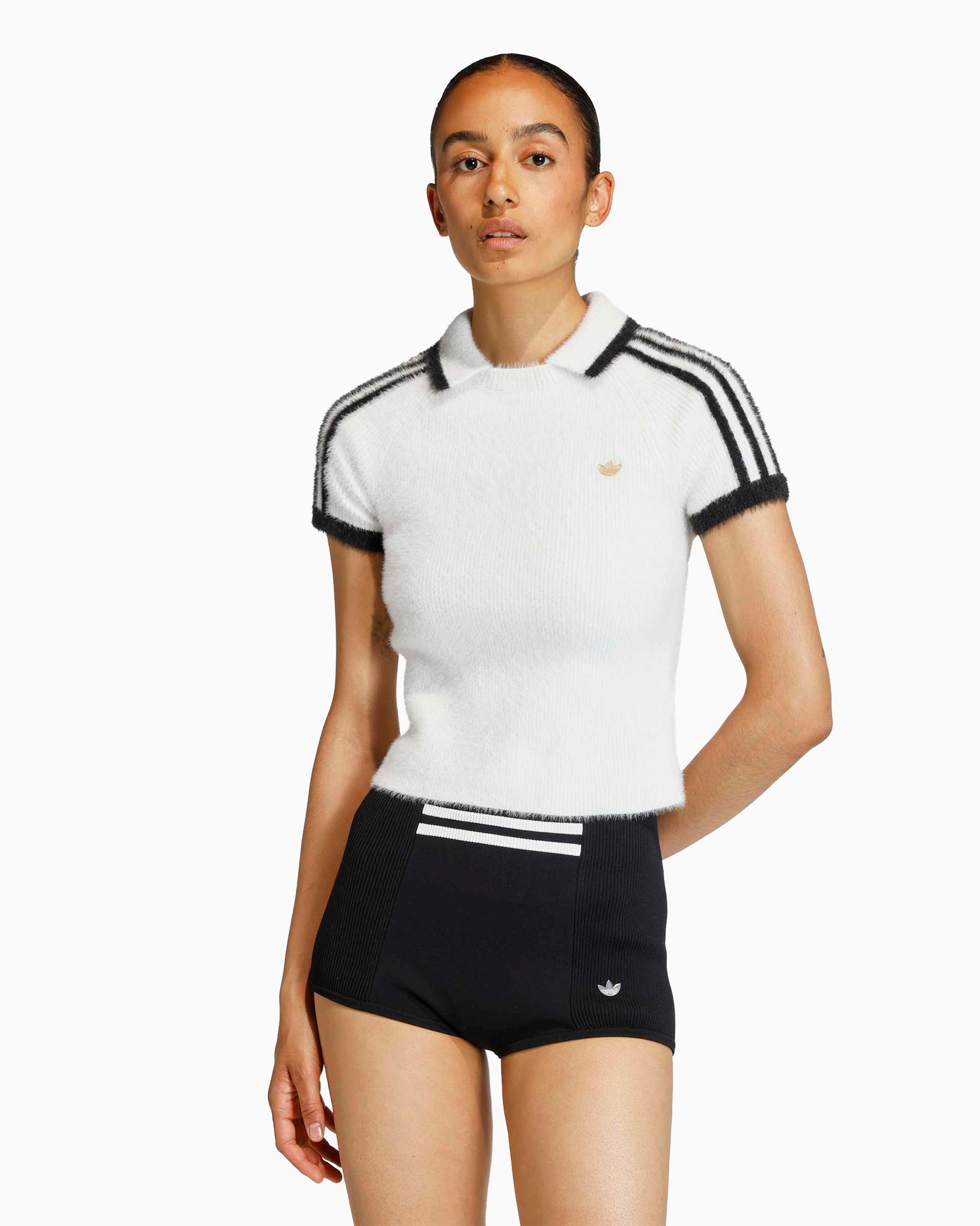 T-Shirts adidas Originals Knitted Cali Crop Women's T-Shirt - KE1301