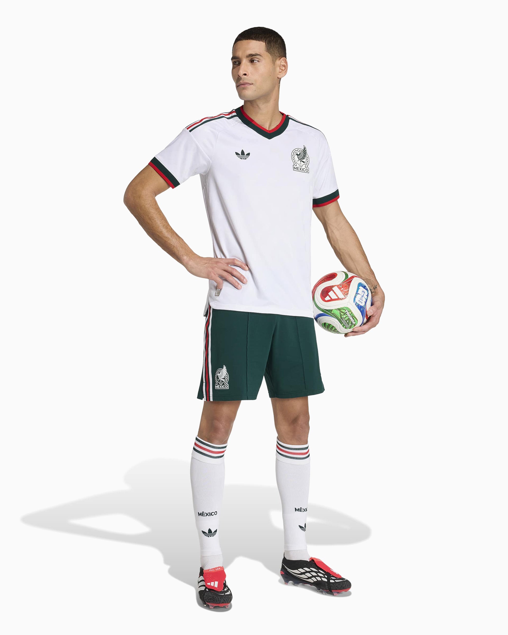 T-Shirts adidas Originals Mexico Football Visitor 2026 Men's Jersey T-Shirt - JY5539