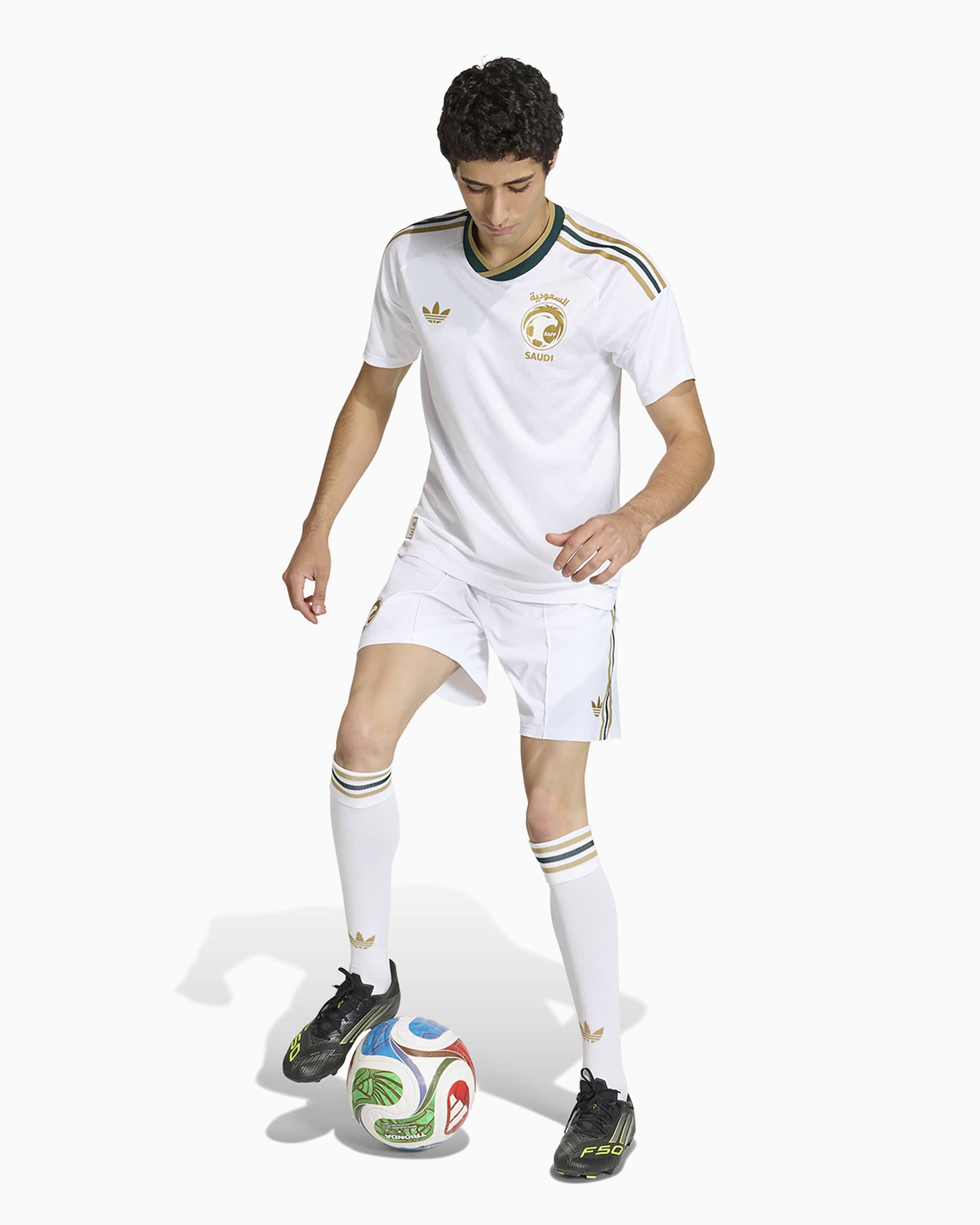 T-Shirts adidas Originals Saudi Arabia Football Visitor 2026 Men's Jersey T-Shirt - JL6949