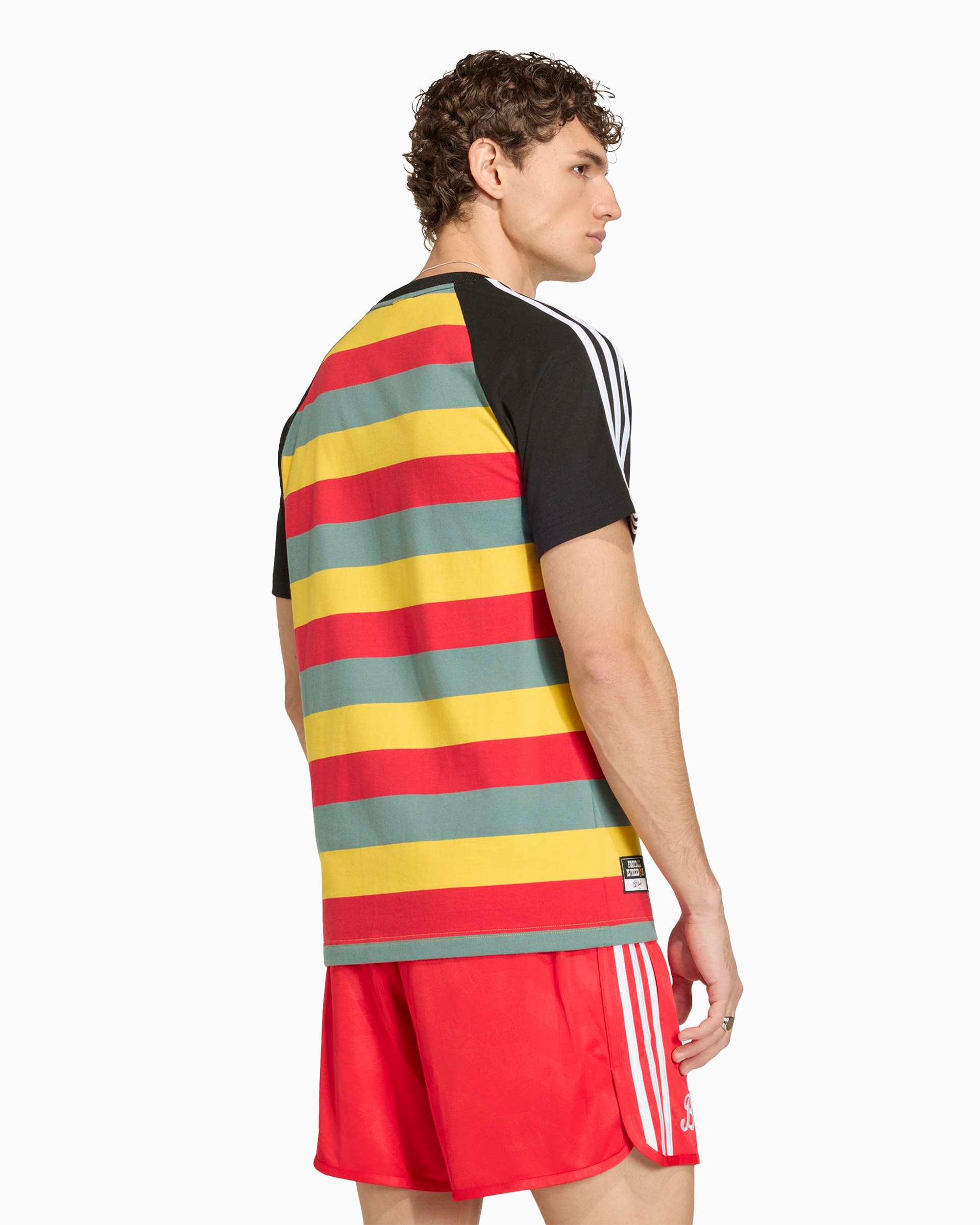T-Shirts adidas Originals x Bob Marley Striped Men's T-Shirt - JY5212