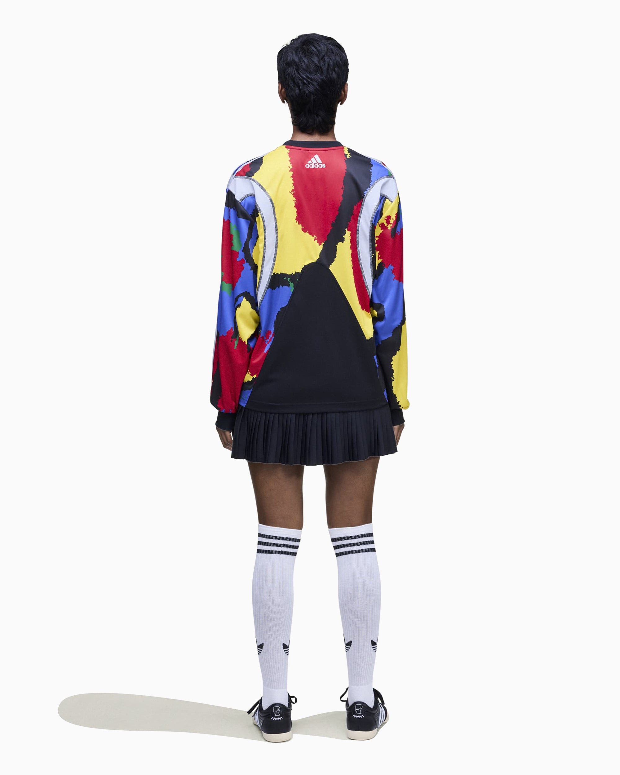 T-Shirts adidas Originals x Brain Dead Graphic Long-Sleeved Relaxed Unisex Jersey T-Shirt - JY7958
