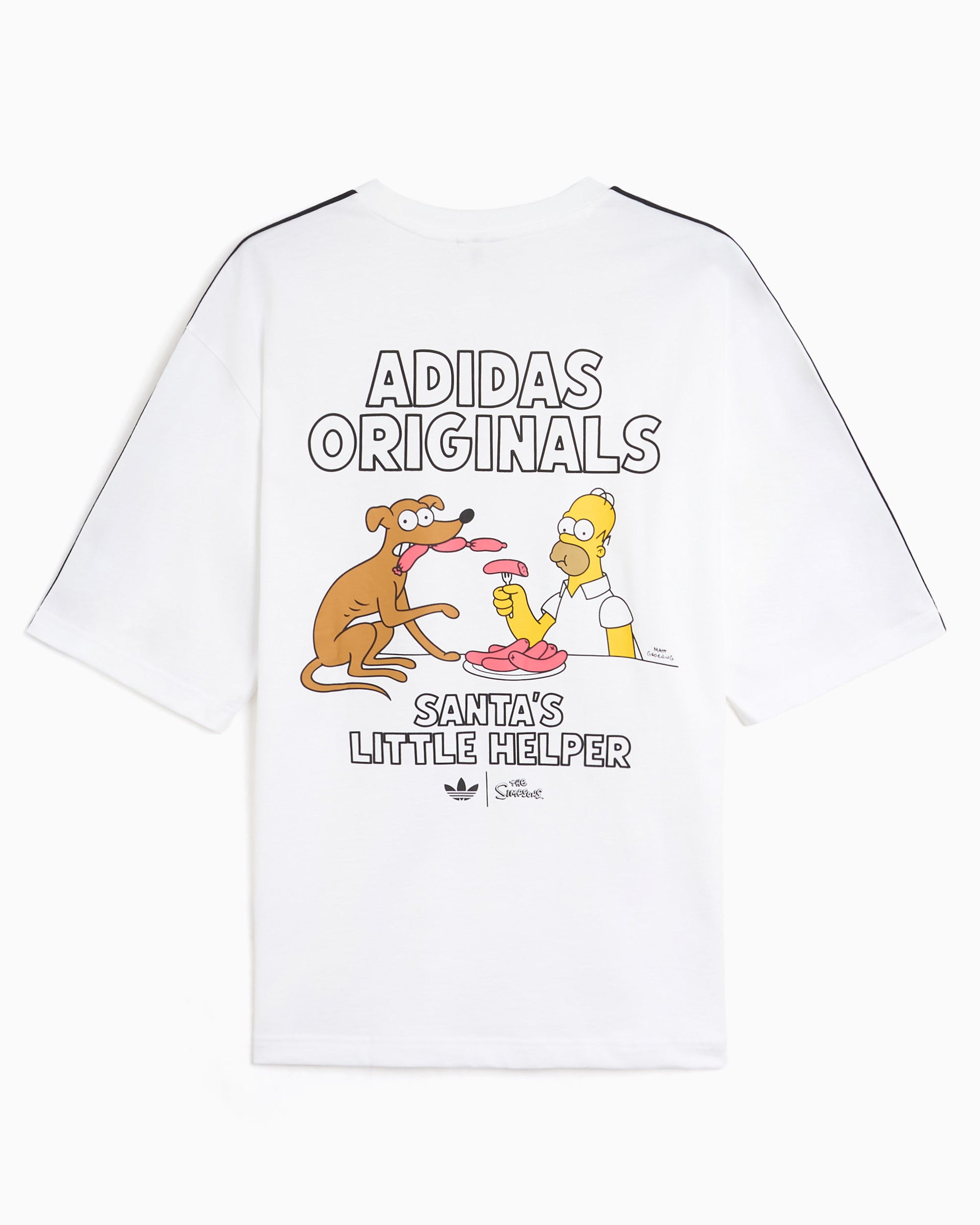 T-Shirts adidas Originals x The Simpsons "Santa's Little Helper" Graphic Relaxed Unisex T-Shirt - LG5060