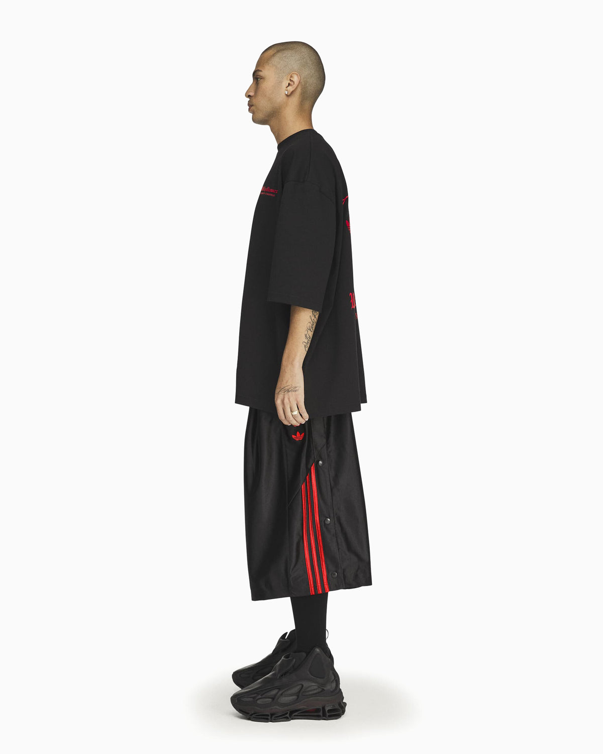 T-Shirts adidas Originals x Willy Chavarria "Atelier" Graphic Oversize Men's T-Shirt - LC8135