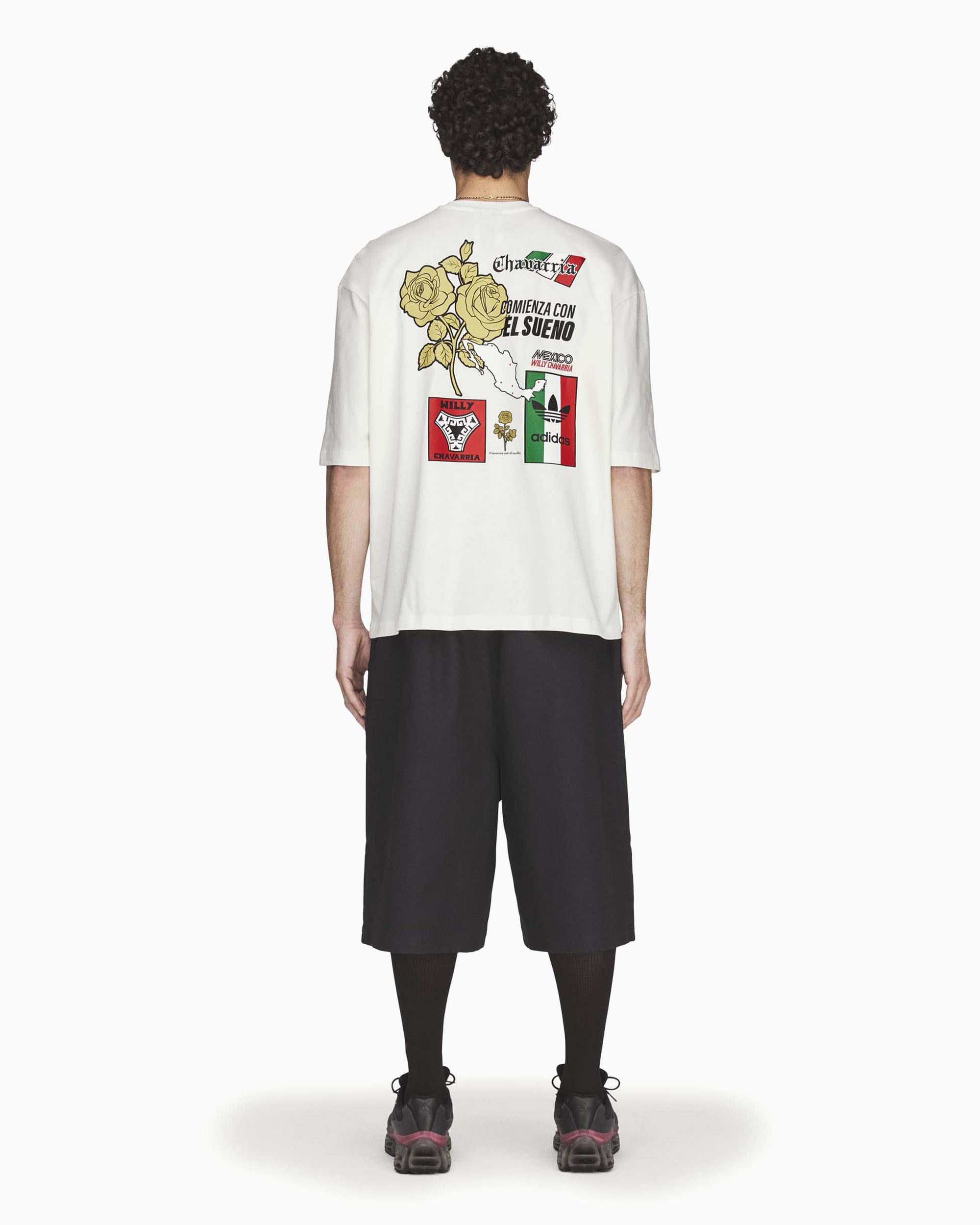 T-Shirts adidas Originals x Willy Chavarria Graphic Relaxed Men's T-Shirt - KY7707