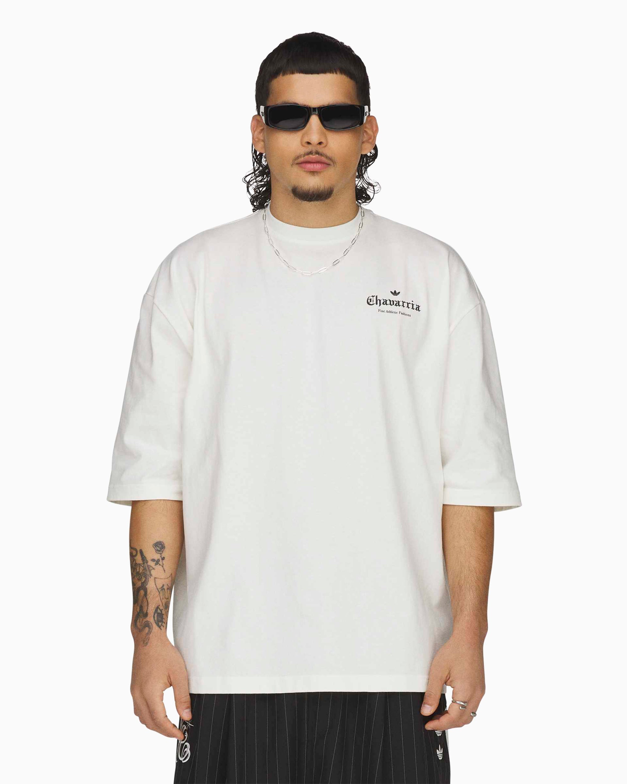 adidas Originals x Willy Chavarria Oversize met logo met halve mouw T-