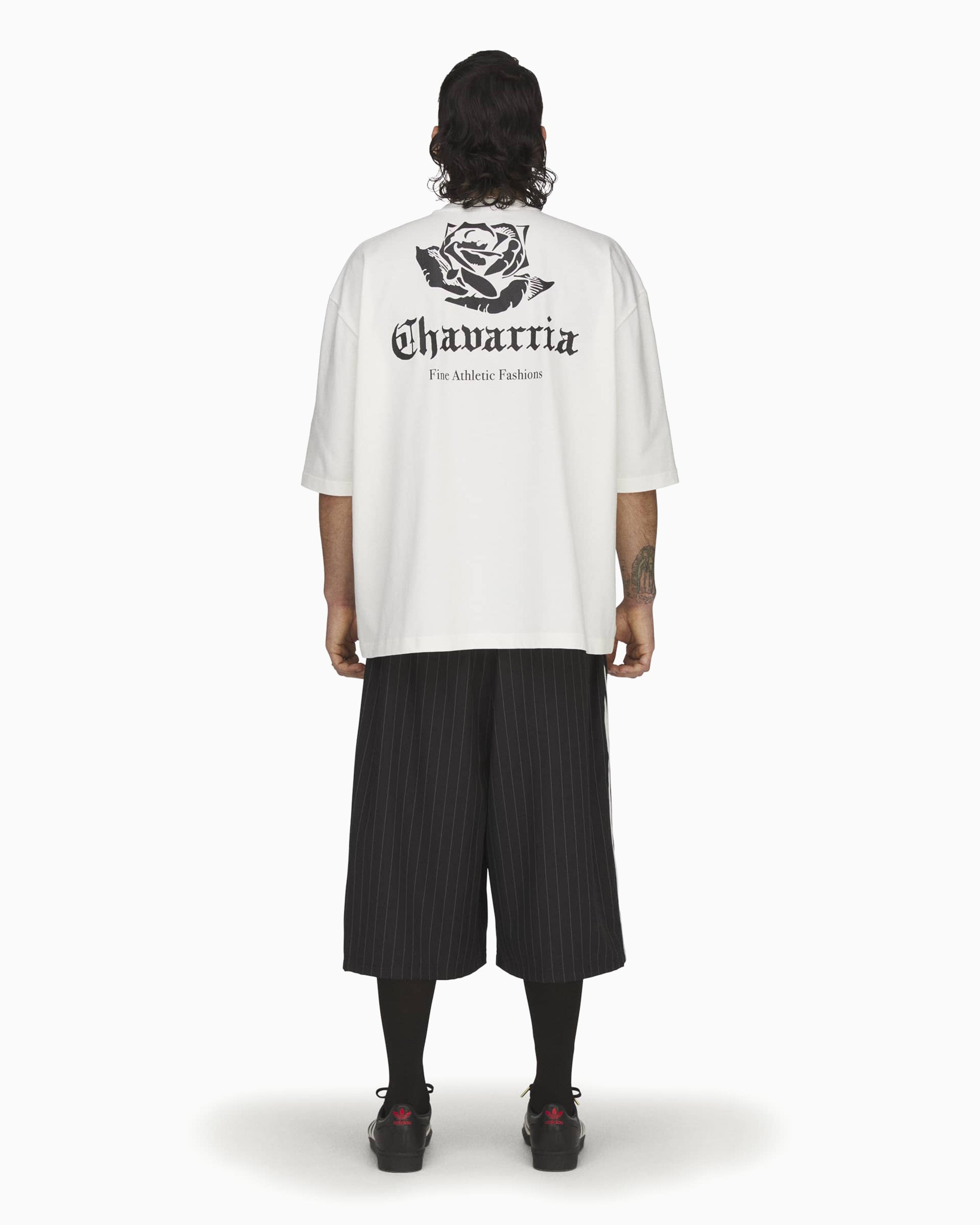 adidas Originals x Willy Chavarria Oversize met logo met halve mouw T-