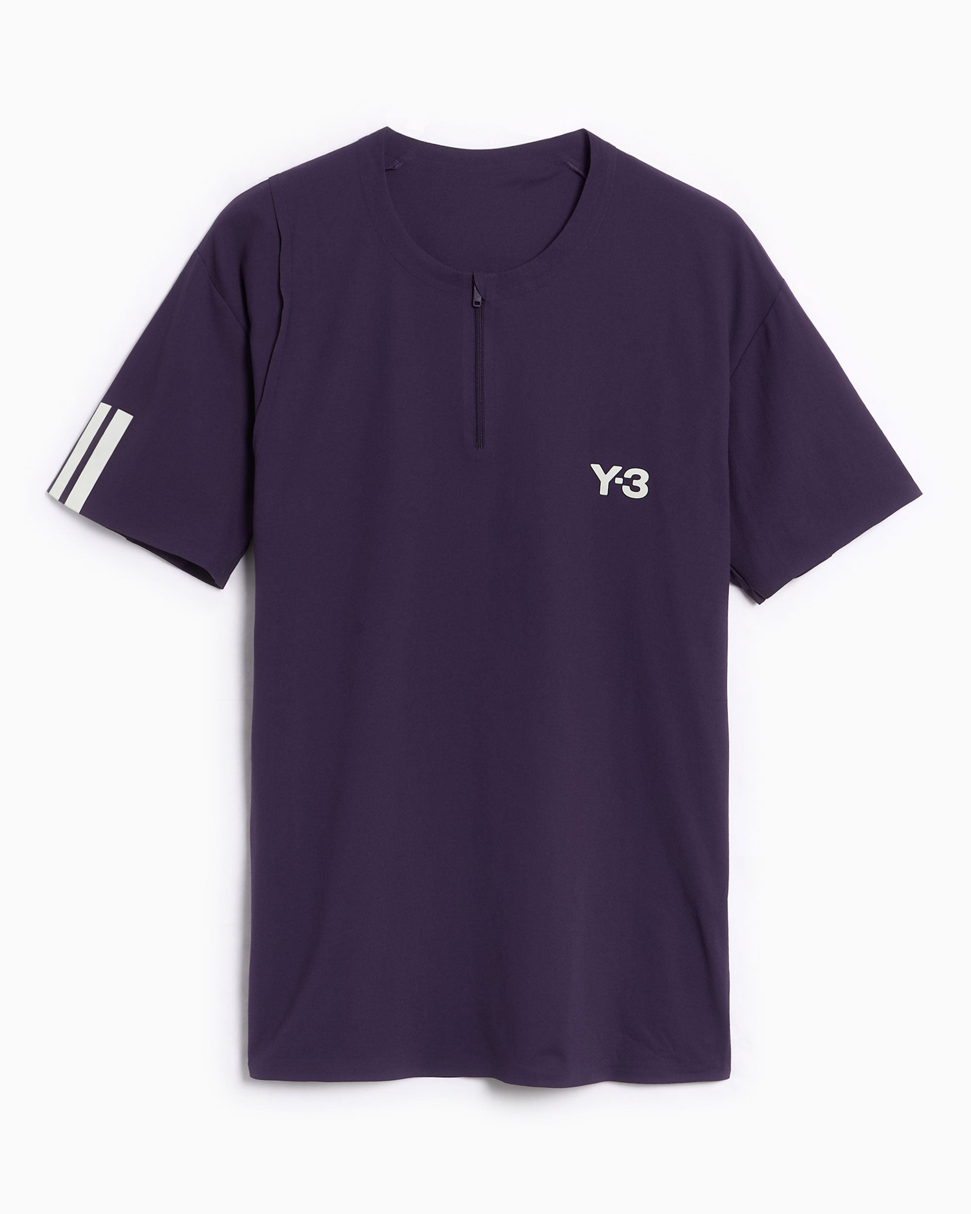 T-Shirts adidas Y-3 Tennis Pro Logo Zipper Slim Men's T-Shirt - JN2992