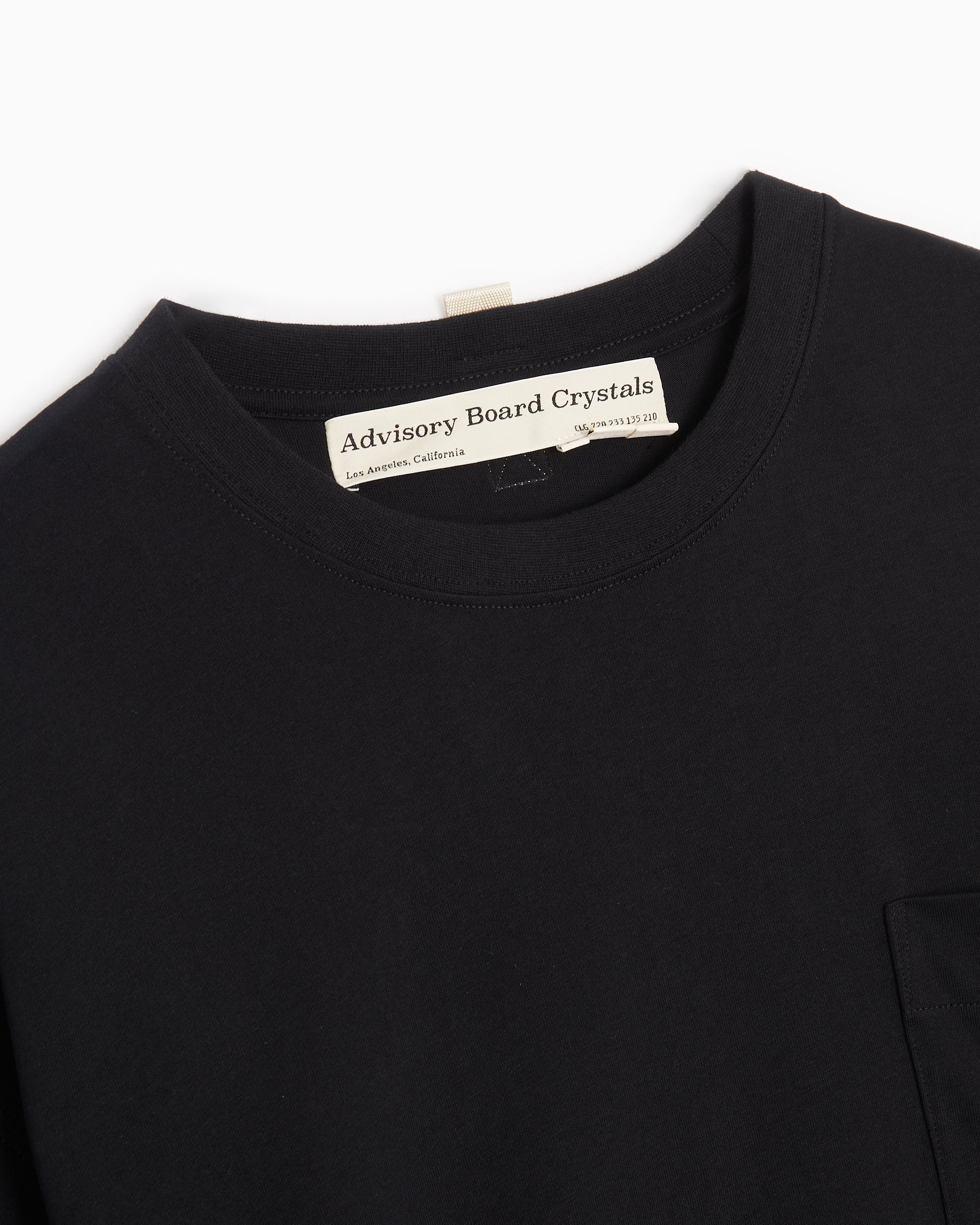 T-Shirts Advisory Board Crystals Abc. 123 Pocket Men's T-Shirt Men's T-Shirt - ABC123FW23SSPT-Black