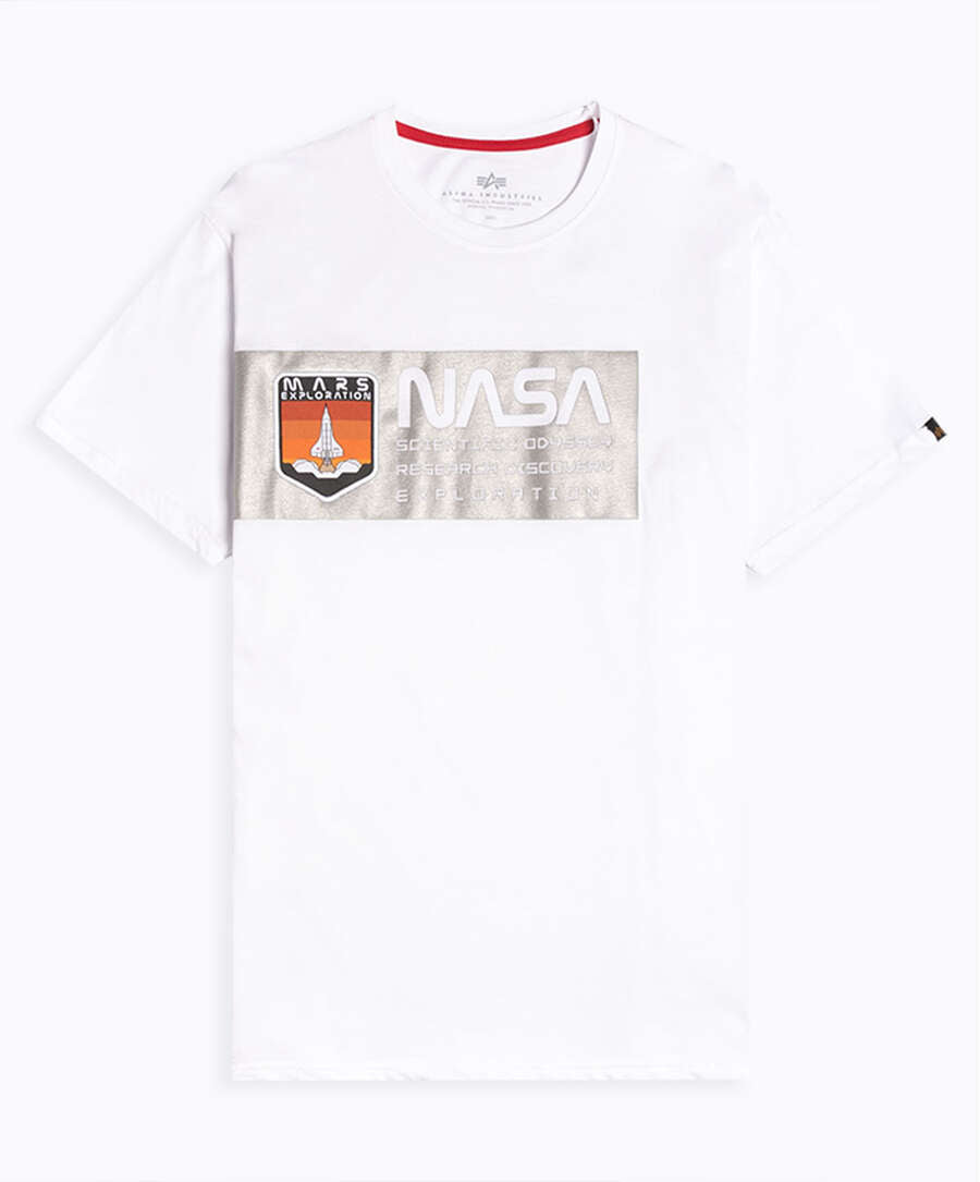T-Shirts Alpha Industries Mars Reflective Men's Short-Sleeve T-Shirt Men's T-Shirt - 126532-09
