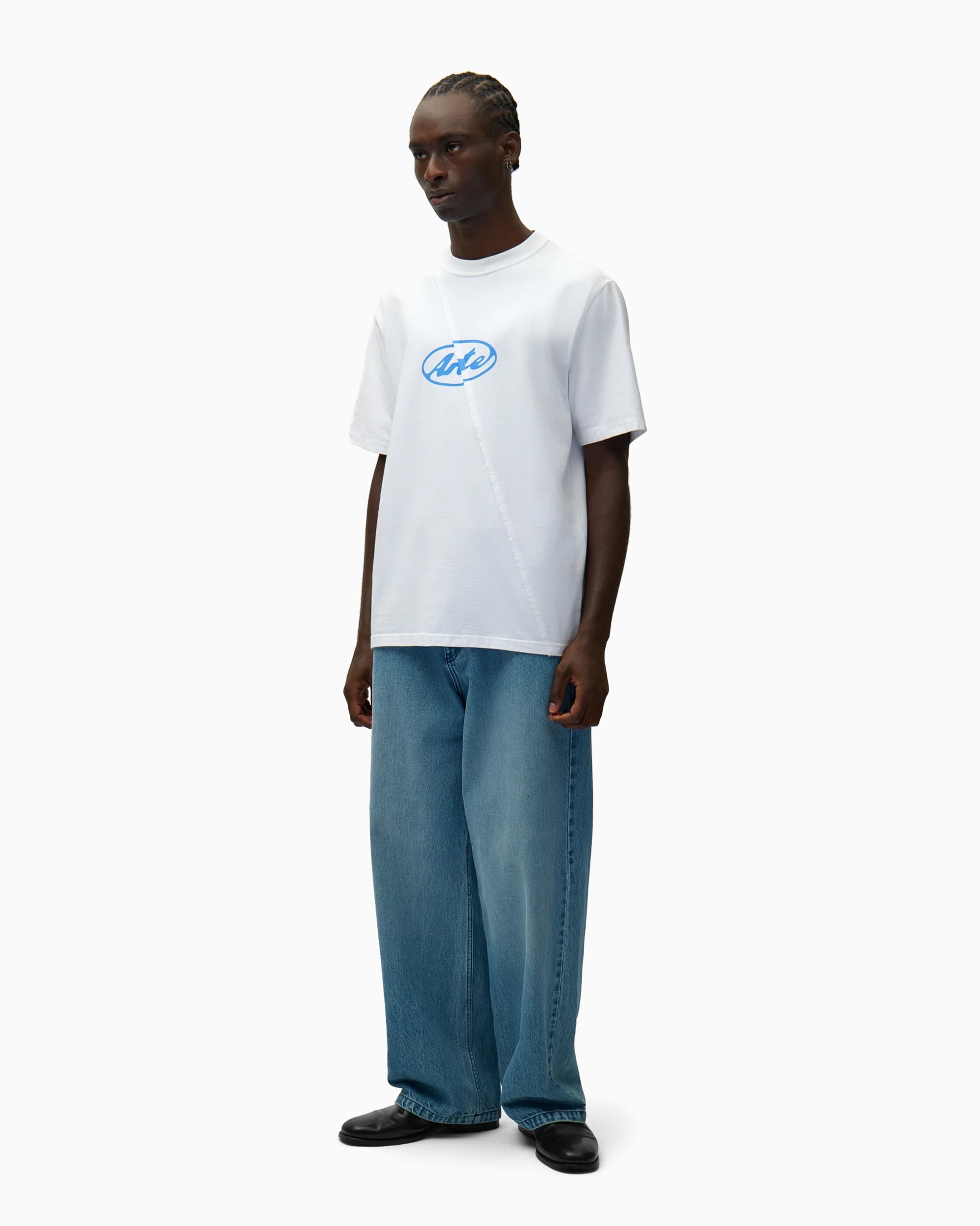 T-Shirts Arte Antwerp Circle Logo Relaxed Men's T-Shirt - SS26-107T-White