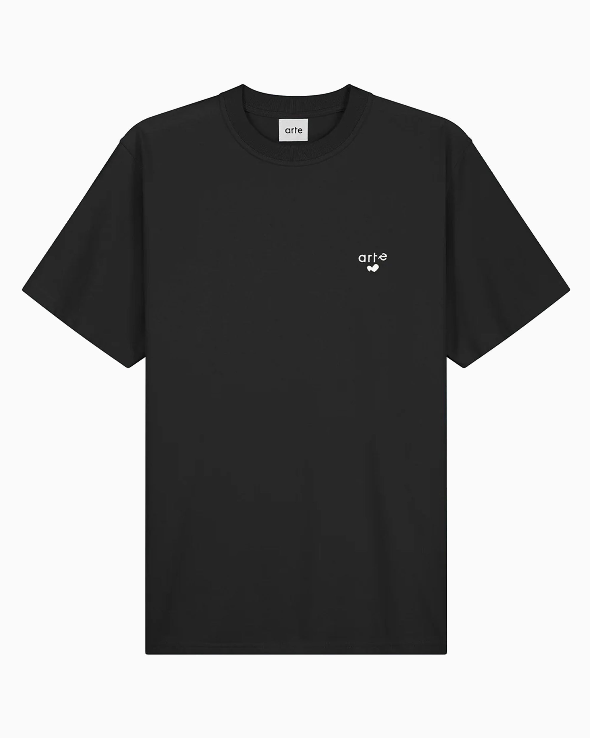 T-Shirts Arte Antwerp Heart Logo Relaxed Men's T-Shirt - SS26-125T-Black