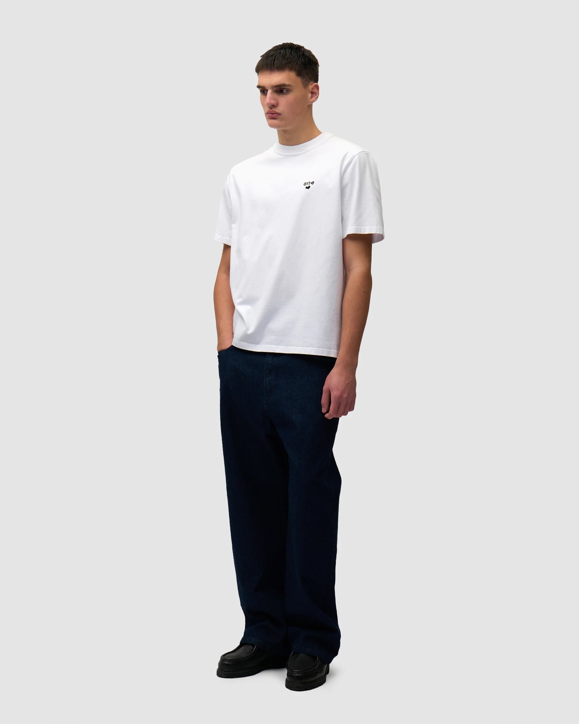T-Shirts Arte Antwerp Heart Logo Relaxed Men's T-Shirt - SS26-125T-White