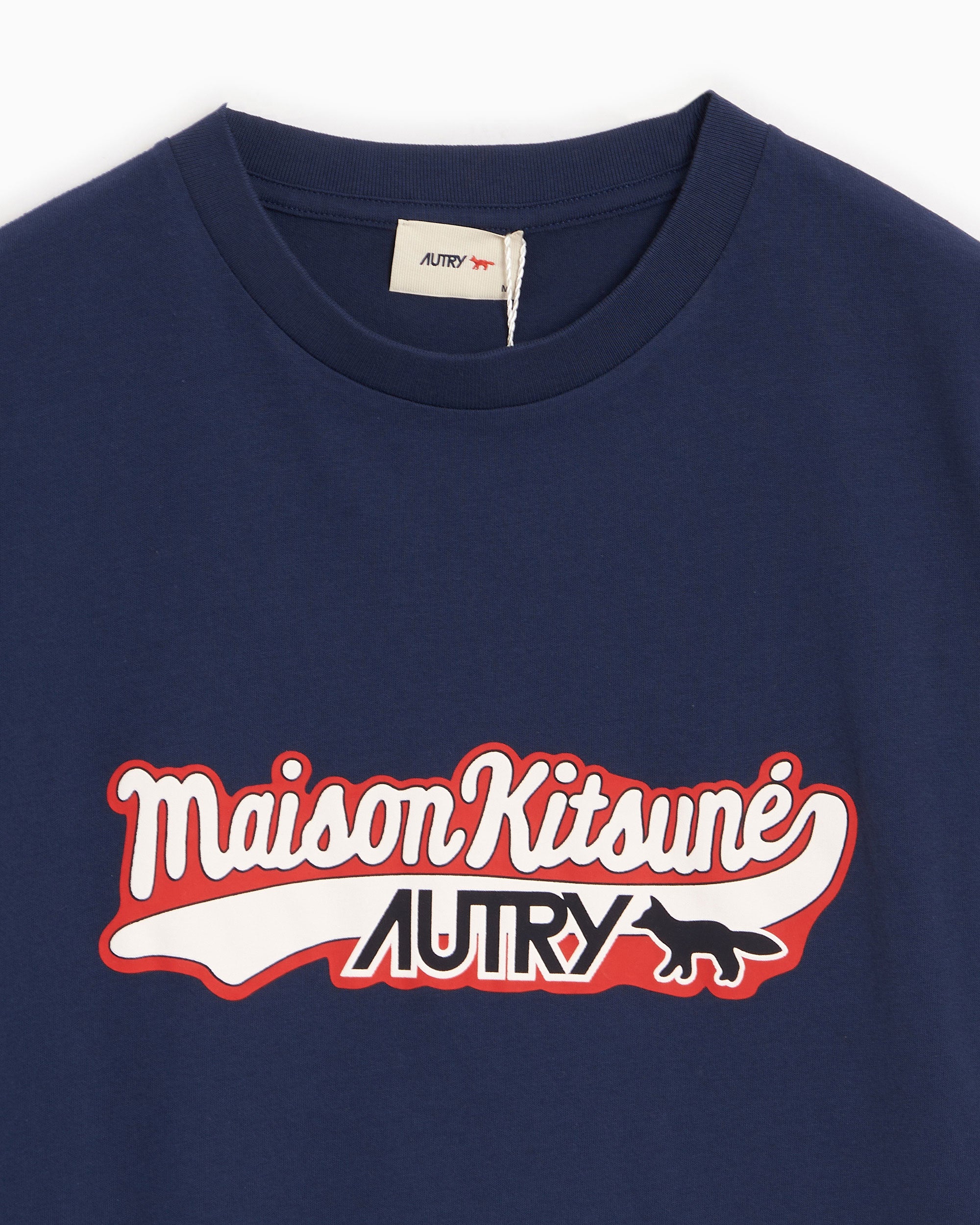 T-Shirts Autry x Maison Kitsuné Varsity Logo Men's T-Shirt - TSPXMK2B