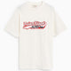 Autry x Maison Kitsuné Varsity met logo T-Shirt voor heren