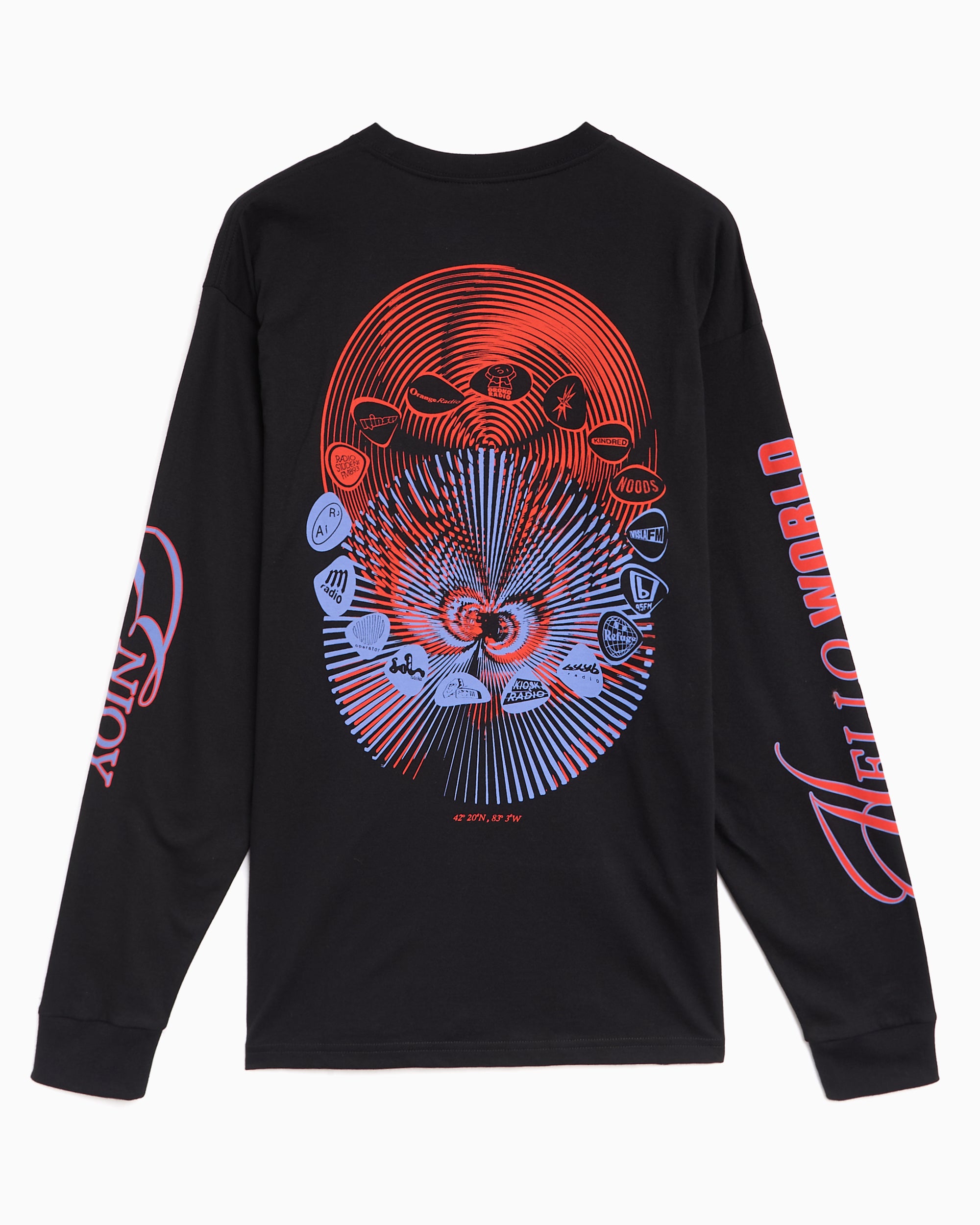 T-Shirts Carhartt WIP Audio Archives WIP Graphic Long-Sleeved Unisex T-Shirt - I036684-89XX