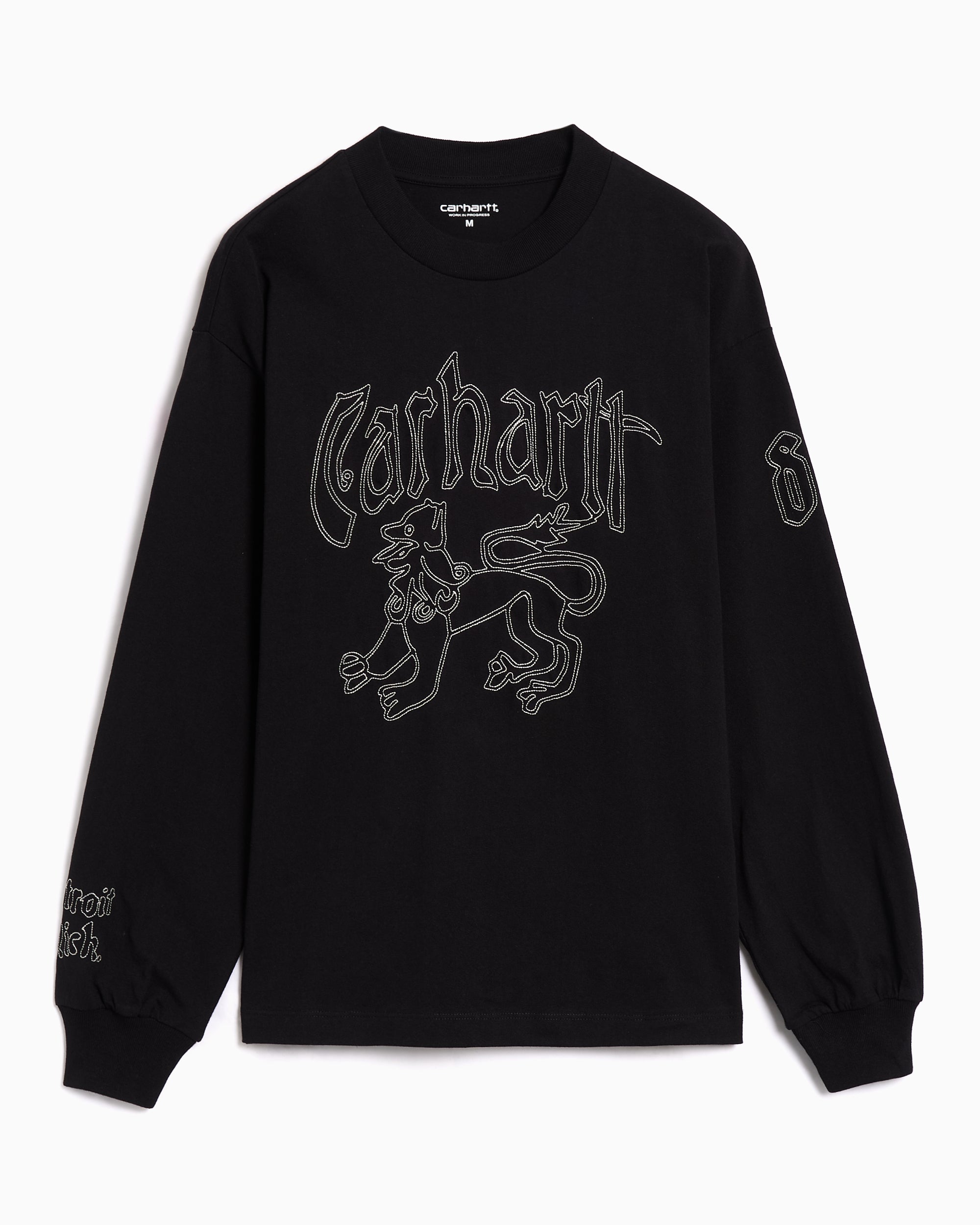 T-Shirts Carhartt WIP Hackwork Graphic Long-Sleeved Relaxed Women's T-Shirt - I035541-1T8XX