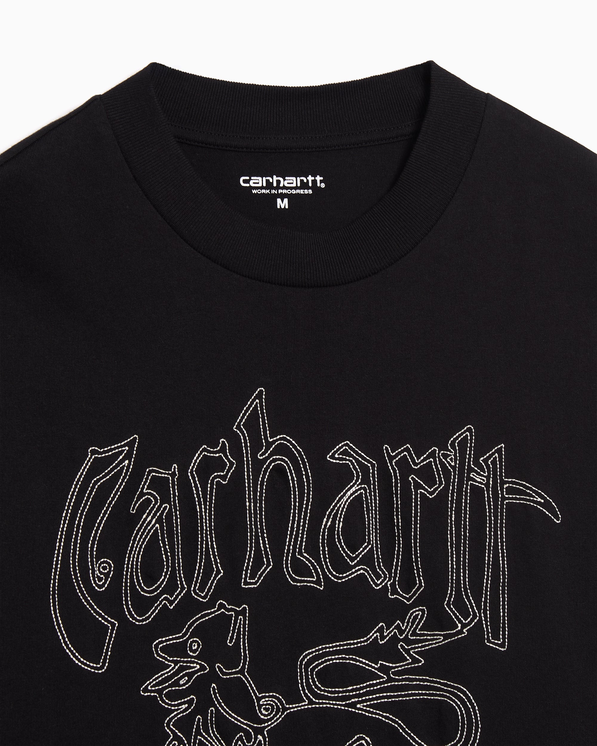 T-Shirts Carhartt WIP Hackwork Graphic Long-Sleeved Relaxed Women's T-Shirt - I035541-1T8XX