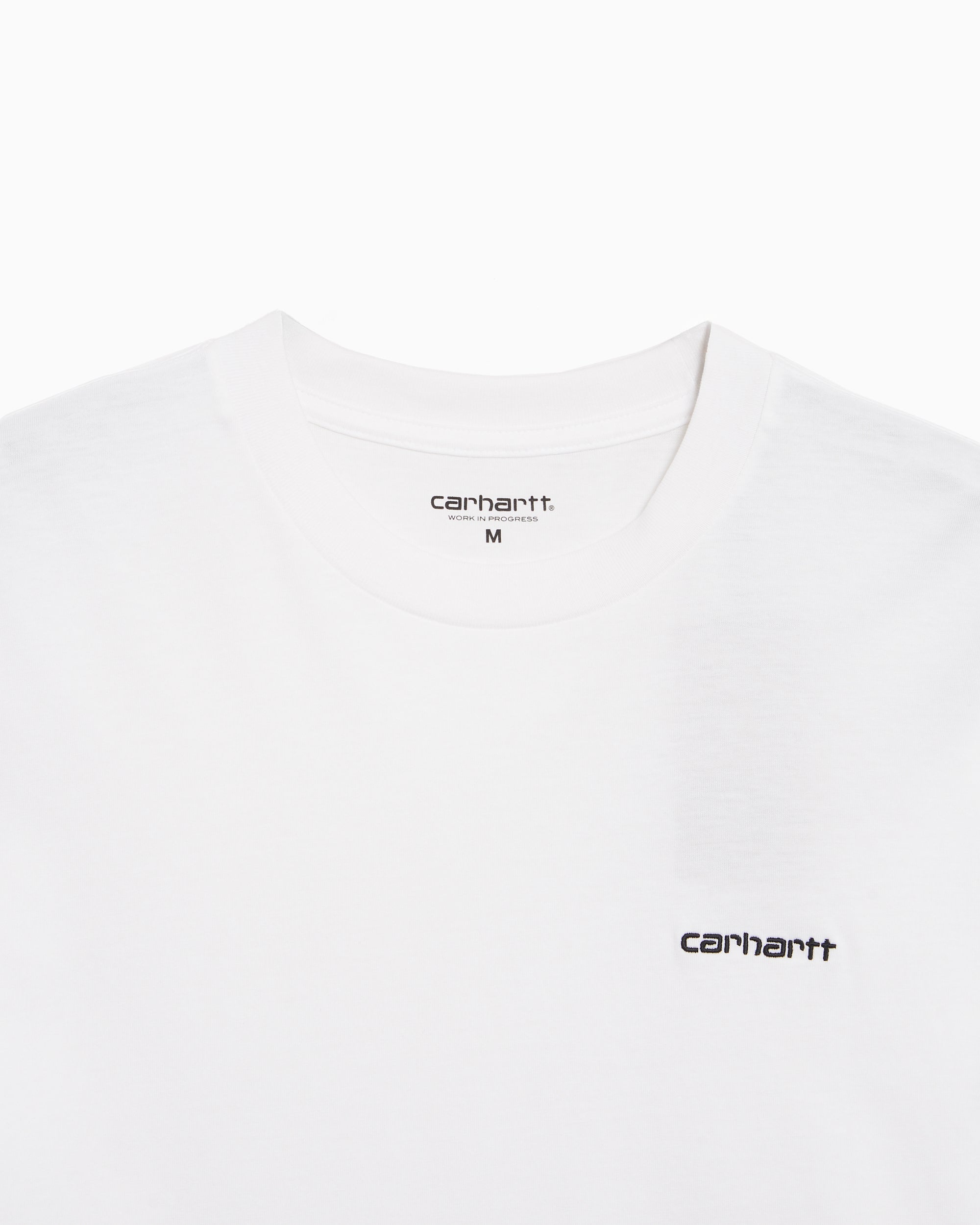 T-Shirts Carhartt WIP Script Men's Embroidery T-Shirt Men's T-Shirt - I030435-00AXX