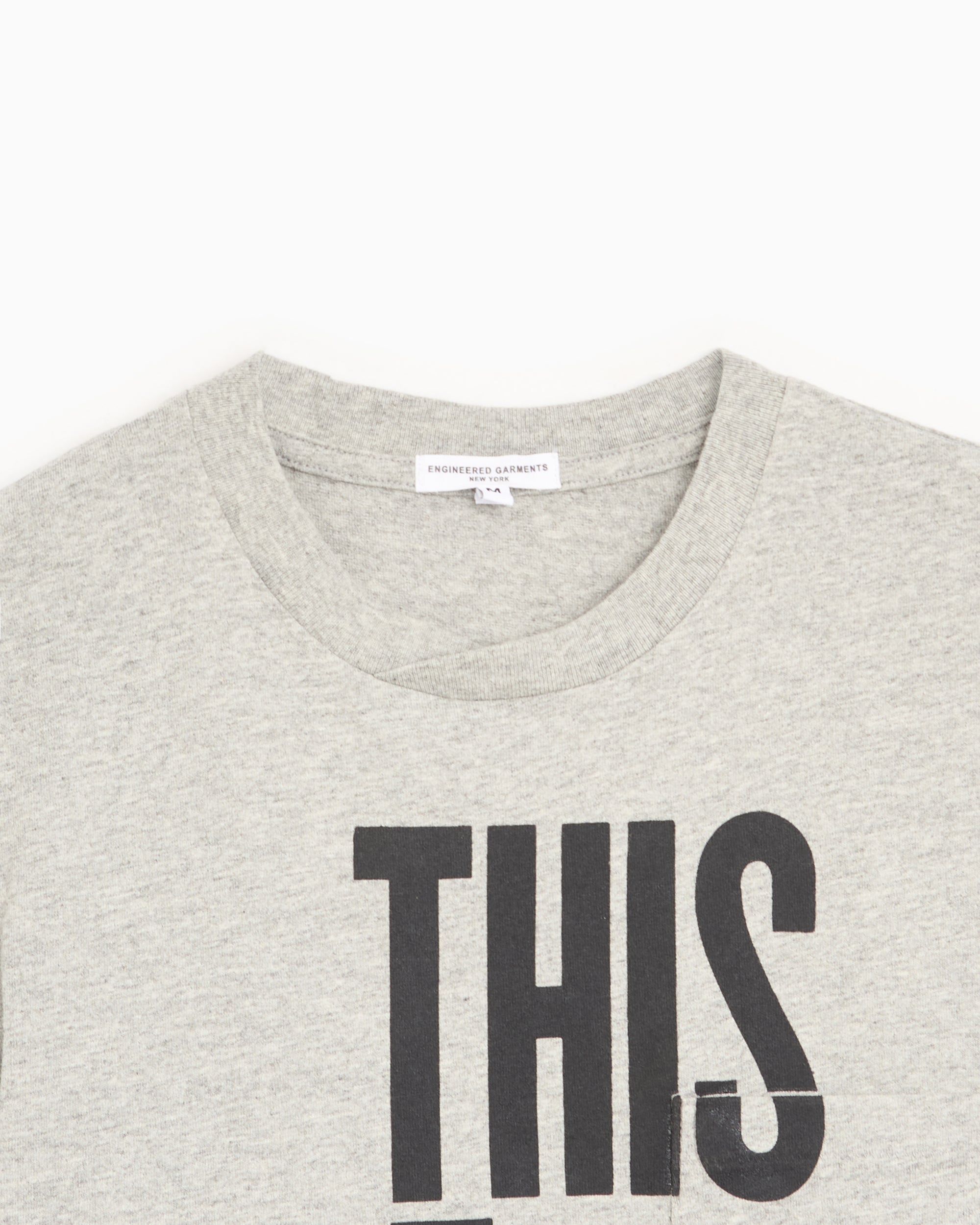 T-Shirts Engineered Garments "Cross" Graphic Relaxed Men's T-Shirt - 26S1H010-NP211