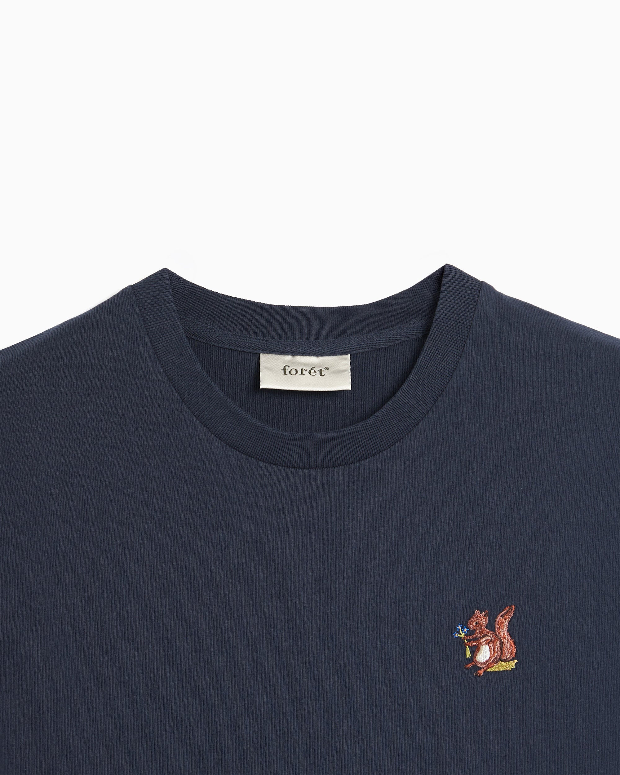 T-Shirts forét Acorn Embroidered Men's T-Shirt - F1462-NAVY