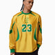 Jordan Brasil Goalkeeper Relaxed met logo met langue mouw Jersey T-Shirt voor heren