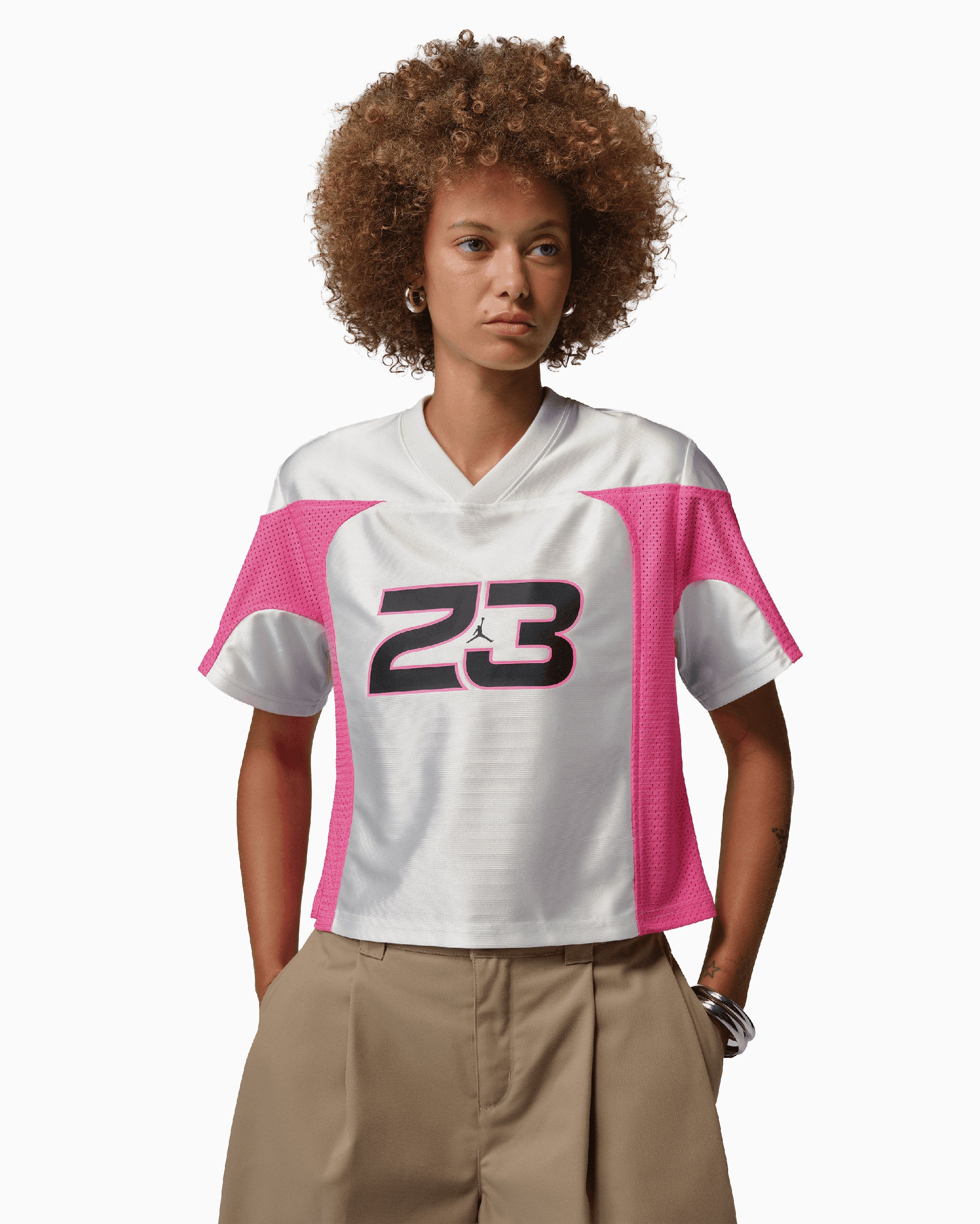 T-Shirts Jordan Flight Logo Crop Women's Jersey T-Shirt - IF1157-100