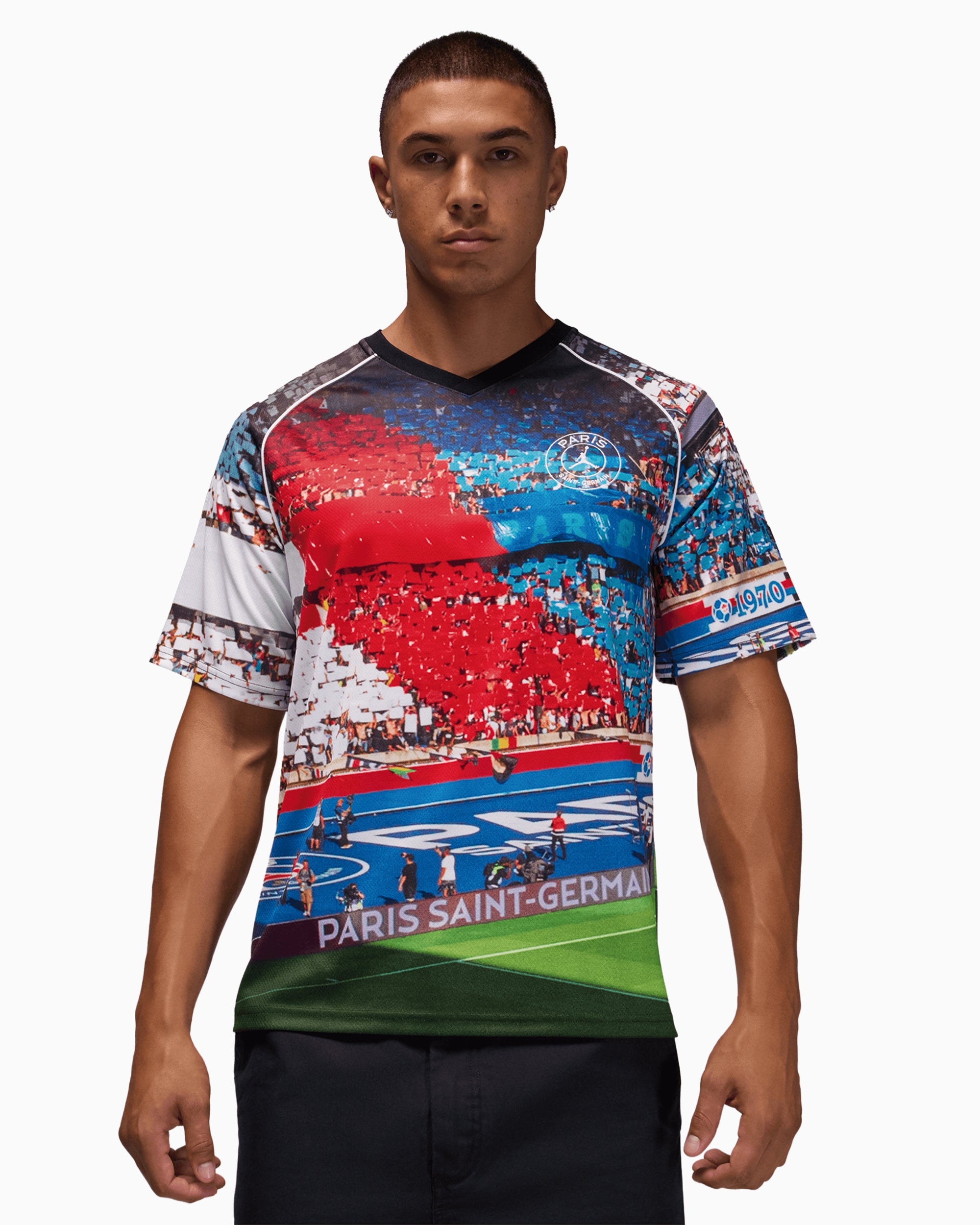 Jordan x PSG Slim met grafisch Jersey T-Shirt voor heren